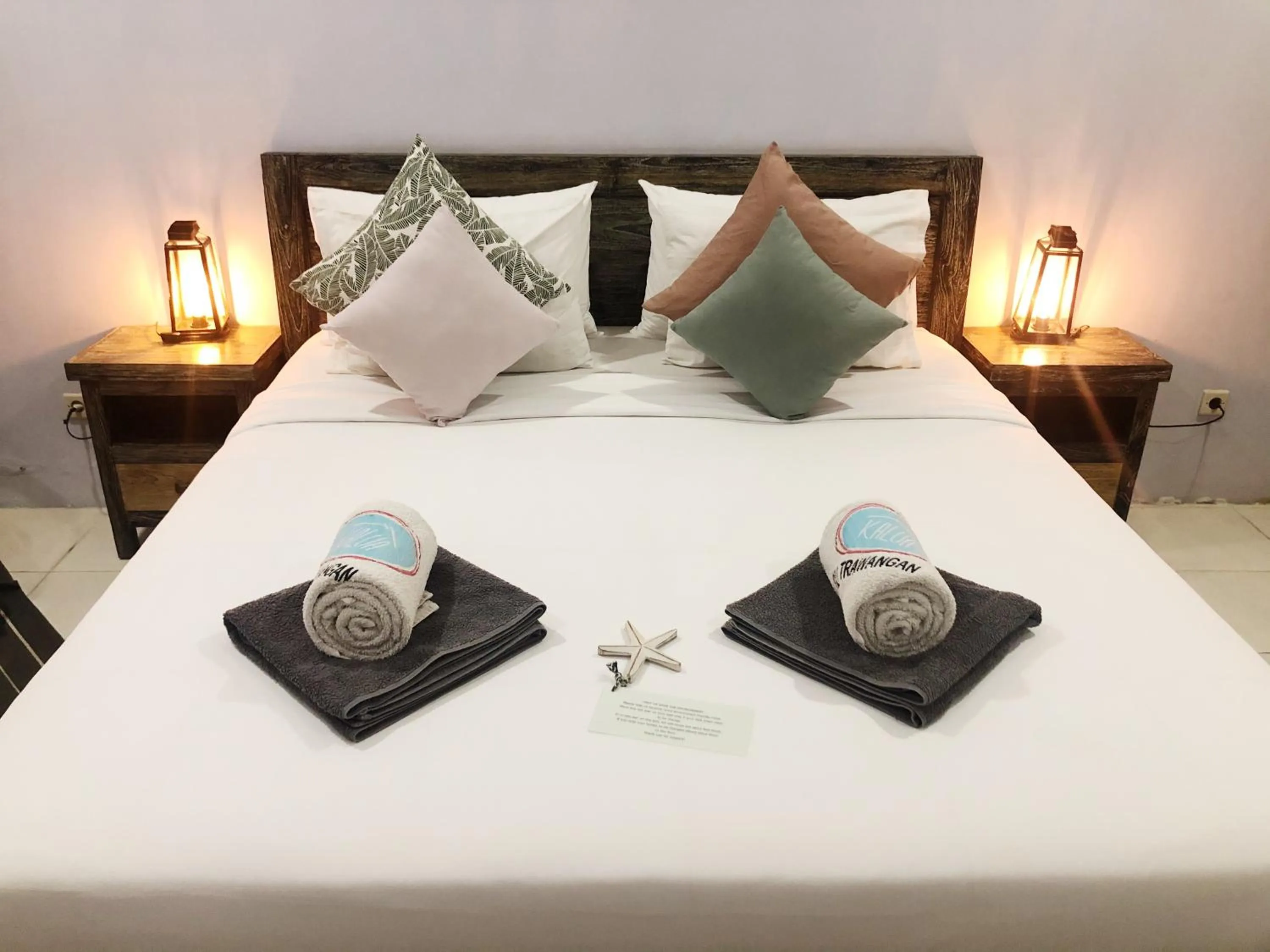 Bed in Kalua Boutique Bungalows