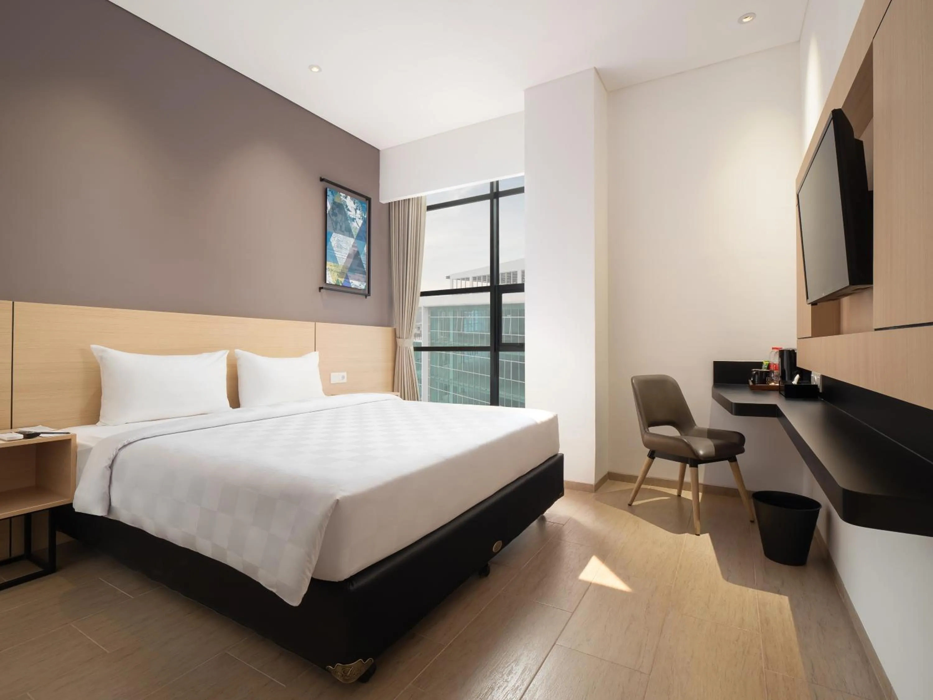 Bedroom, Bed in Hotel 88 Blok M Jakarta By WH