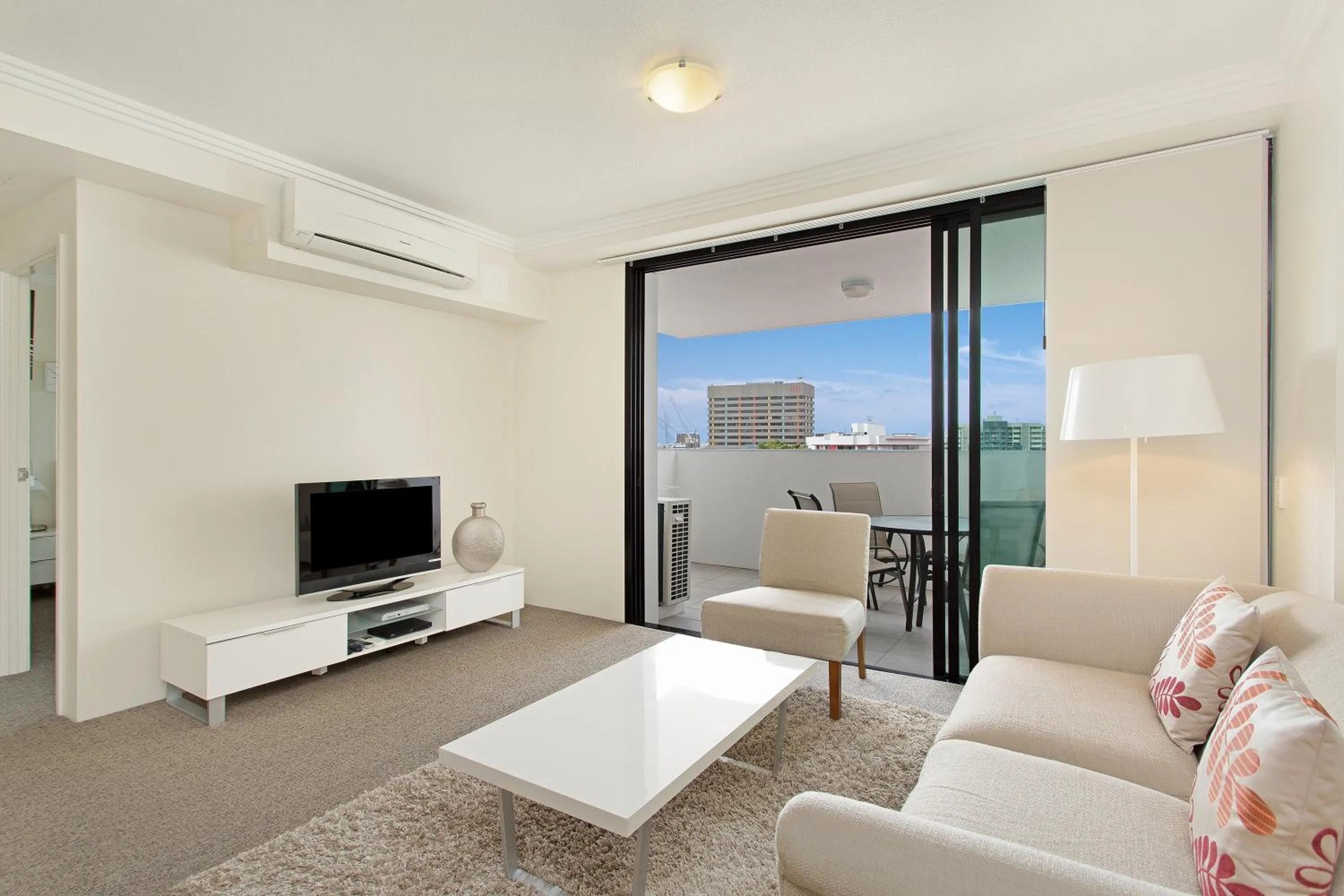 Living room in Republic Apartments Brisbane City