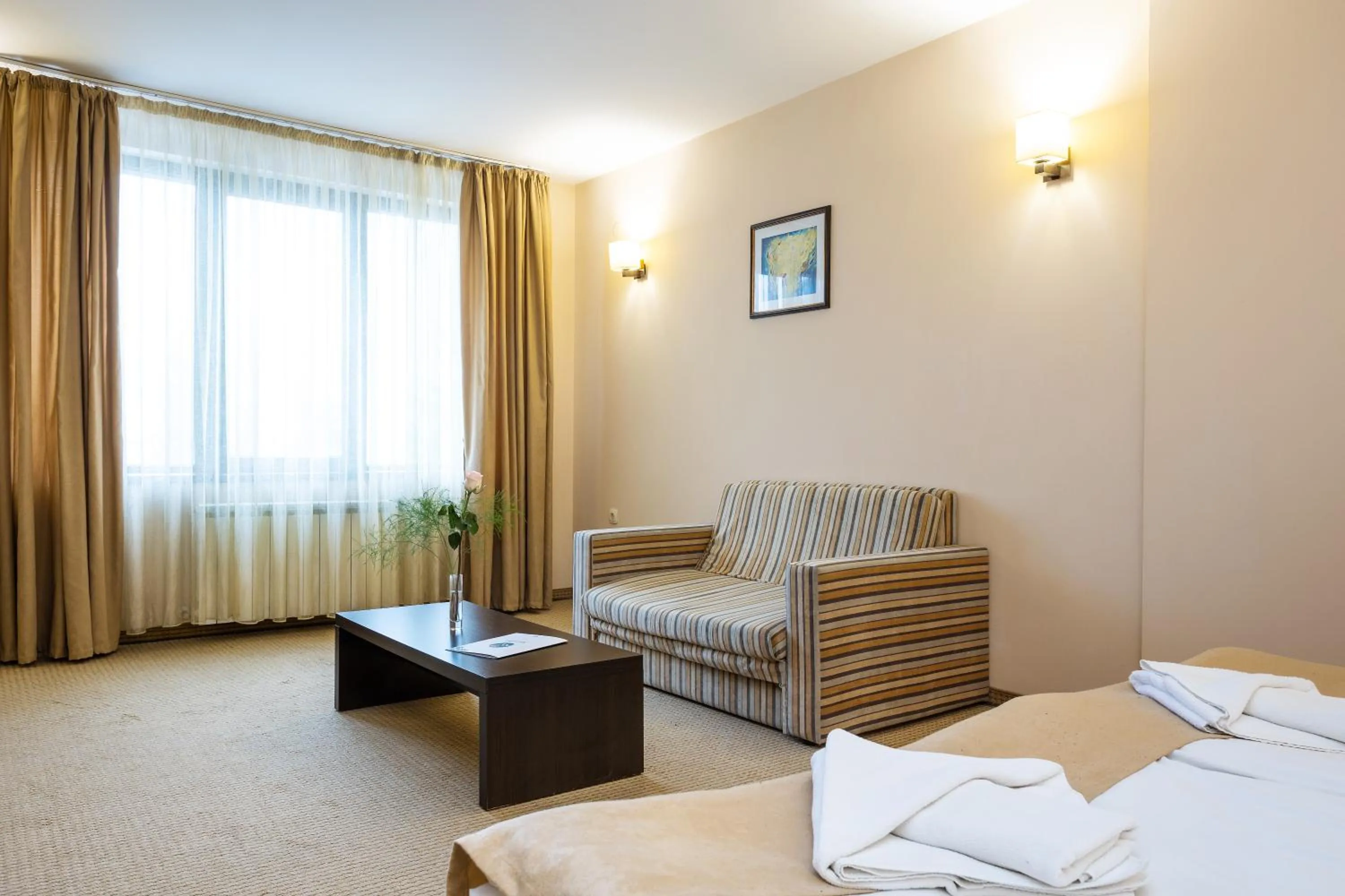 Seating area, Bed in Hotel Mursalitsa by HMG - Half board