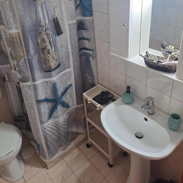 Shower in Triton Authentic Cretan Hotel