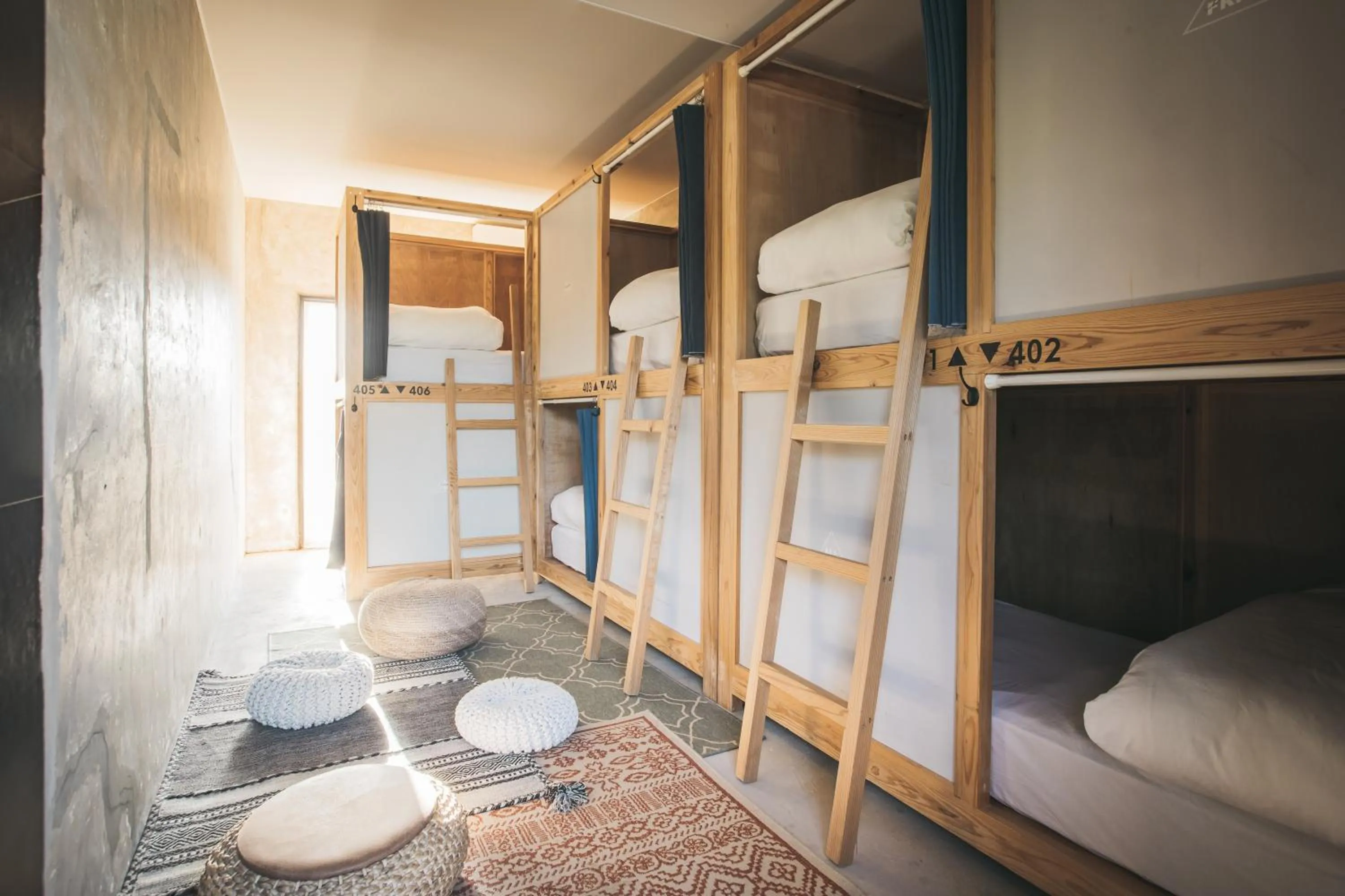 Bed in Yanbaru Hostel