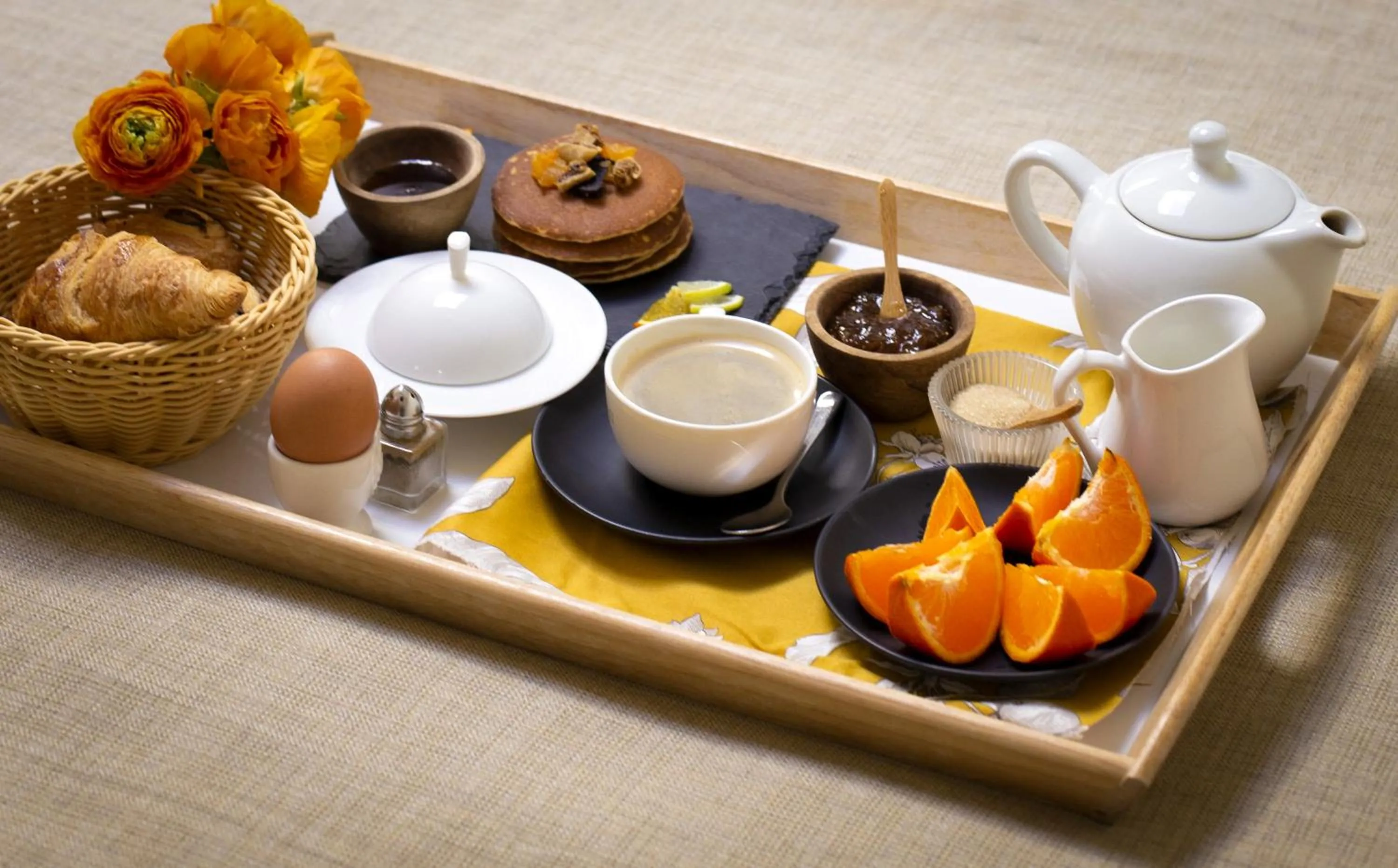 Food close-up in Villa Segur