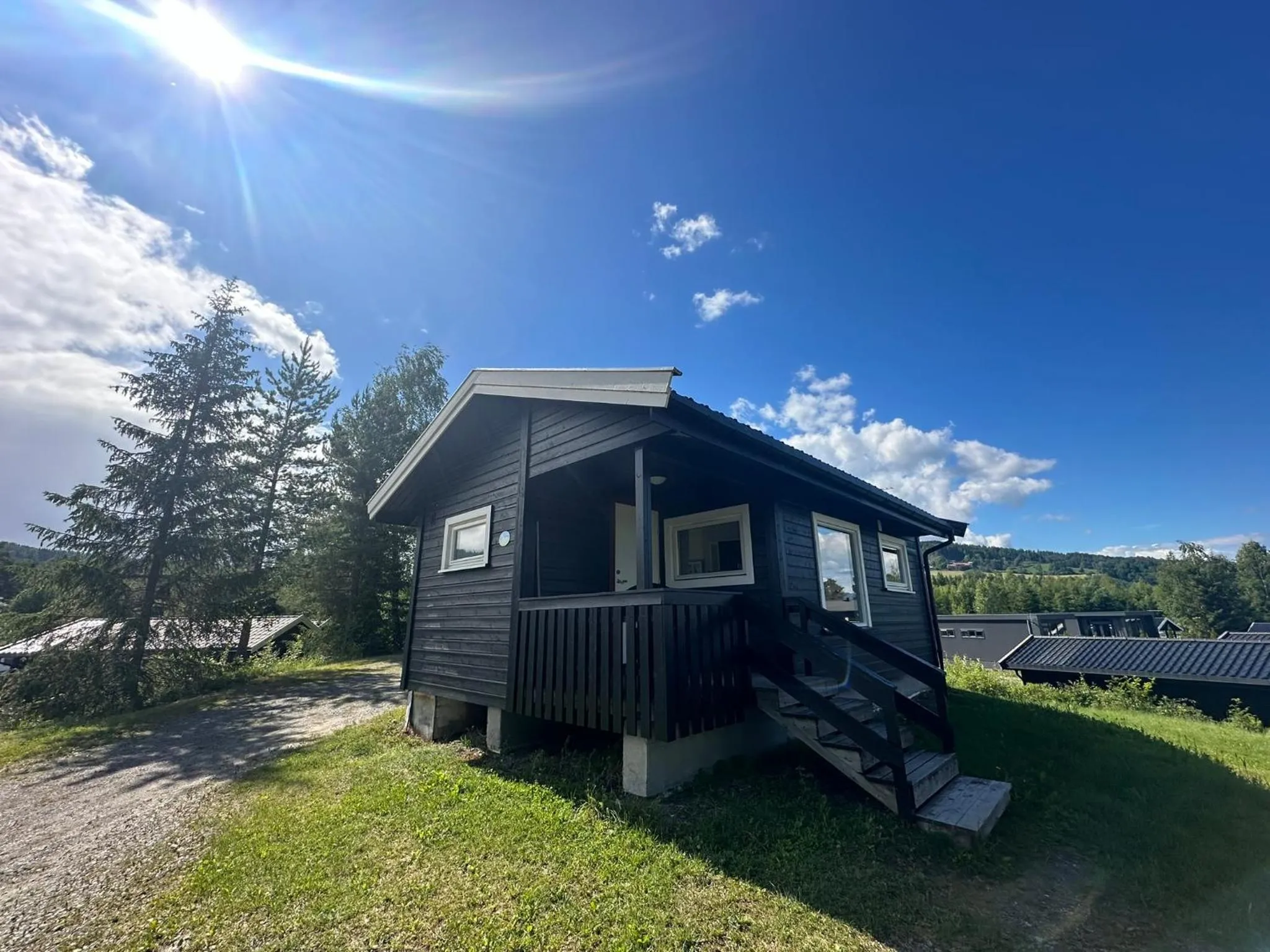 Balcony/Terrace in Sveastranda Camping