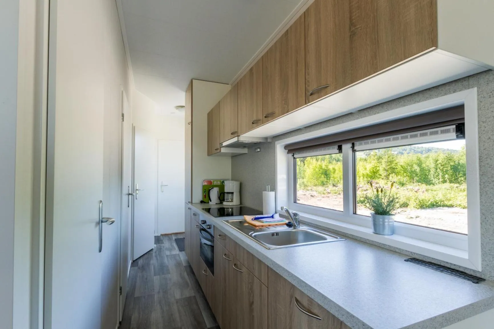 Kitchen or kitchenette in Sveastranda Camping