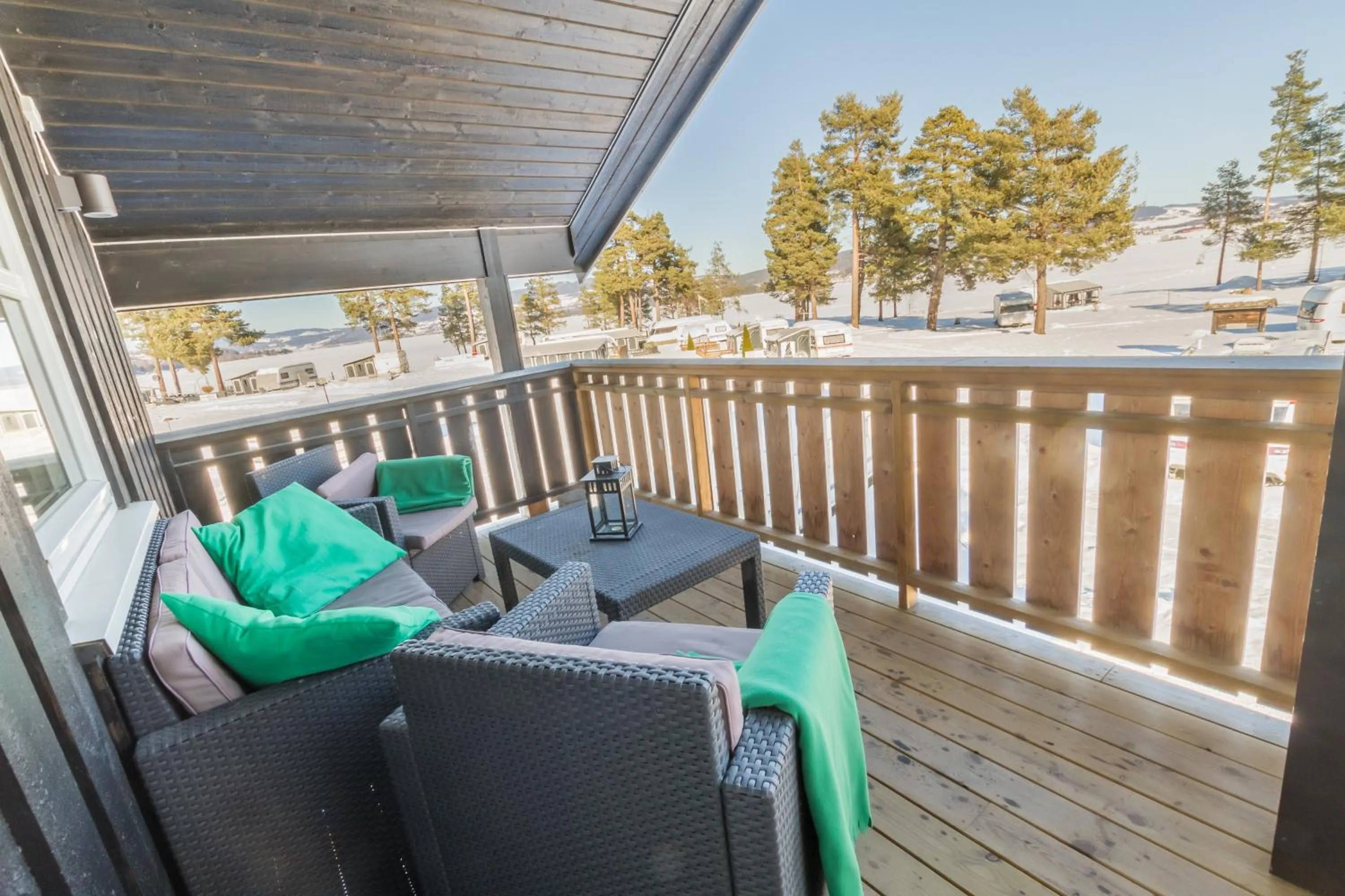 Patio in Sveastranda Camping