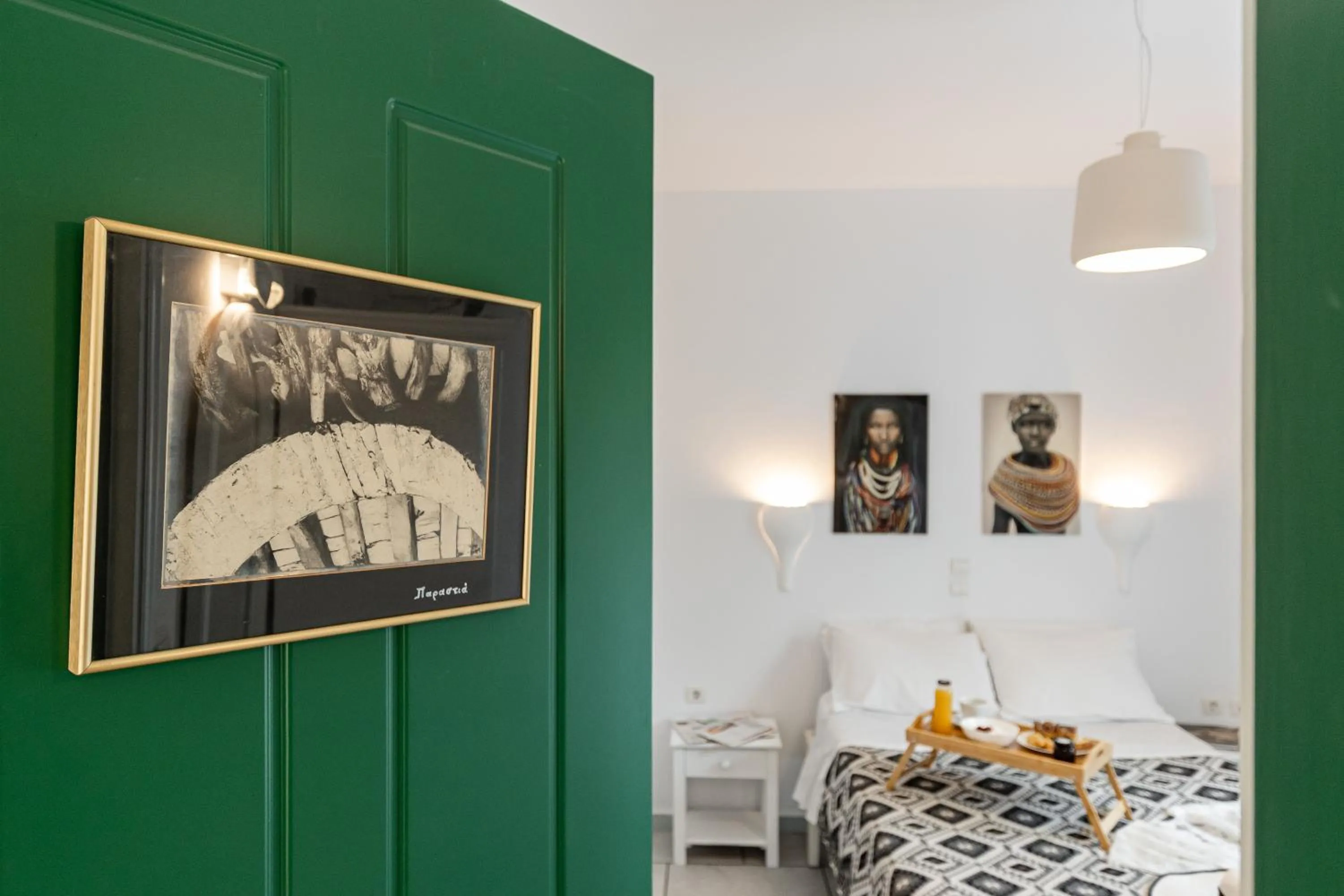 Shower, Bed in Birbas Hotel