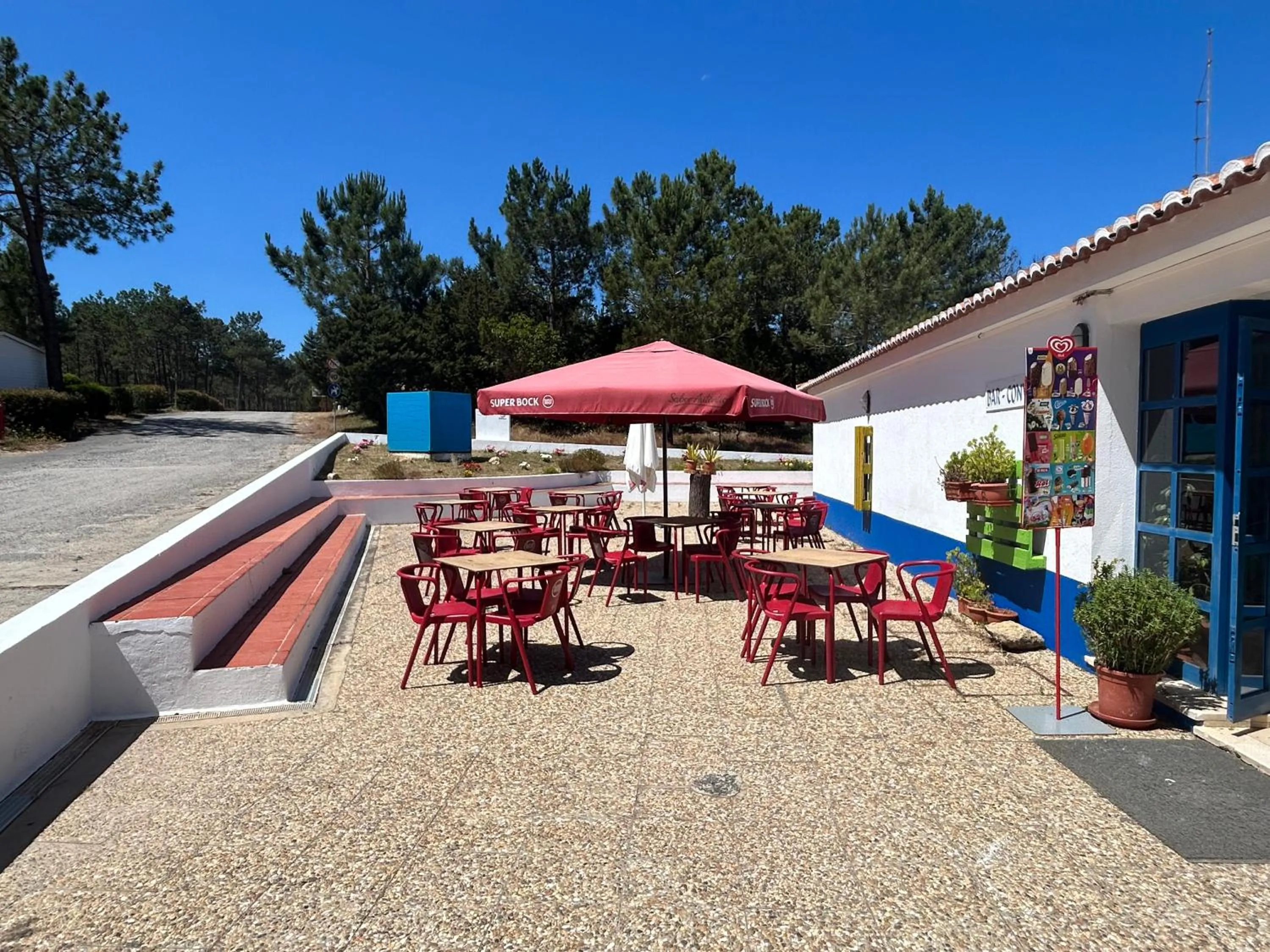 Balcony/Terrace in Parque de Campismo Orbitur Sitava Milfontes