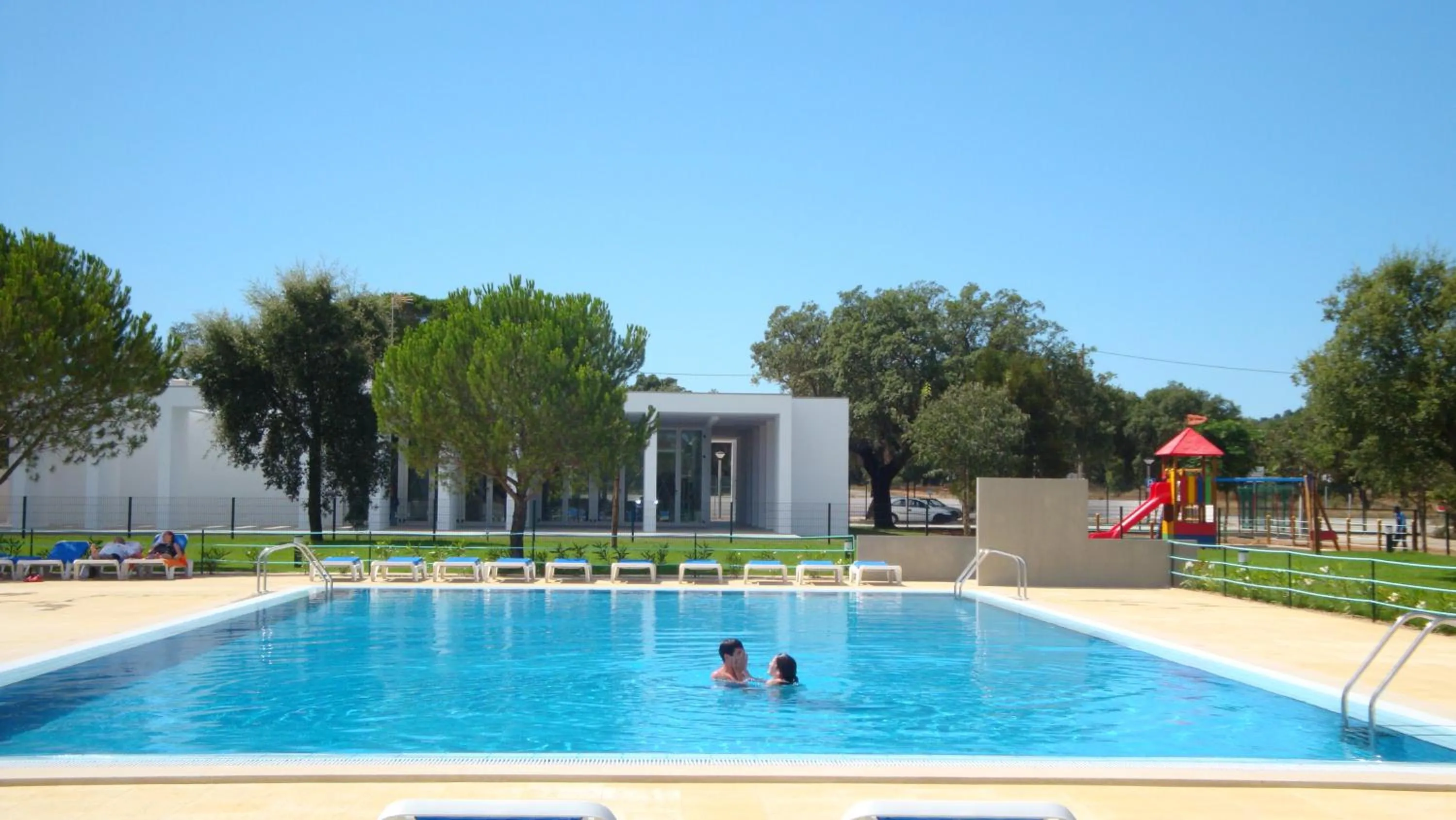 Swimming pool in Parque de Campismo Orbitur Montargil