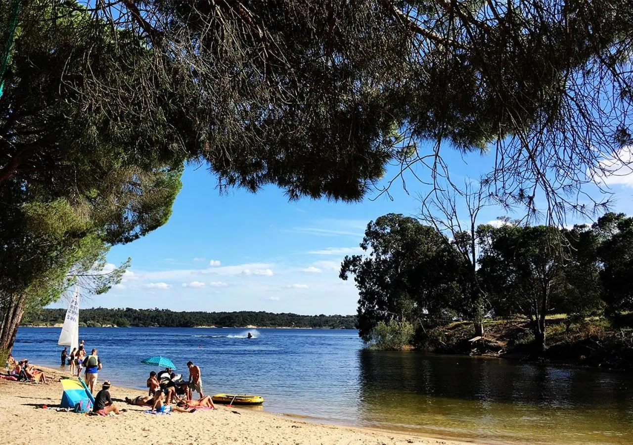 Beach in Parque de Campismo Orbitur Montargil
