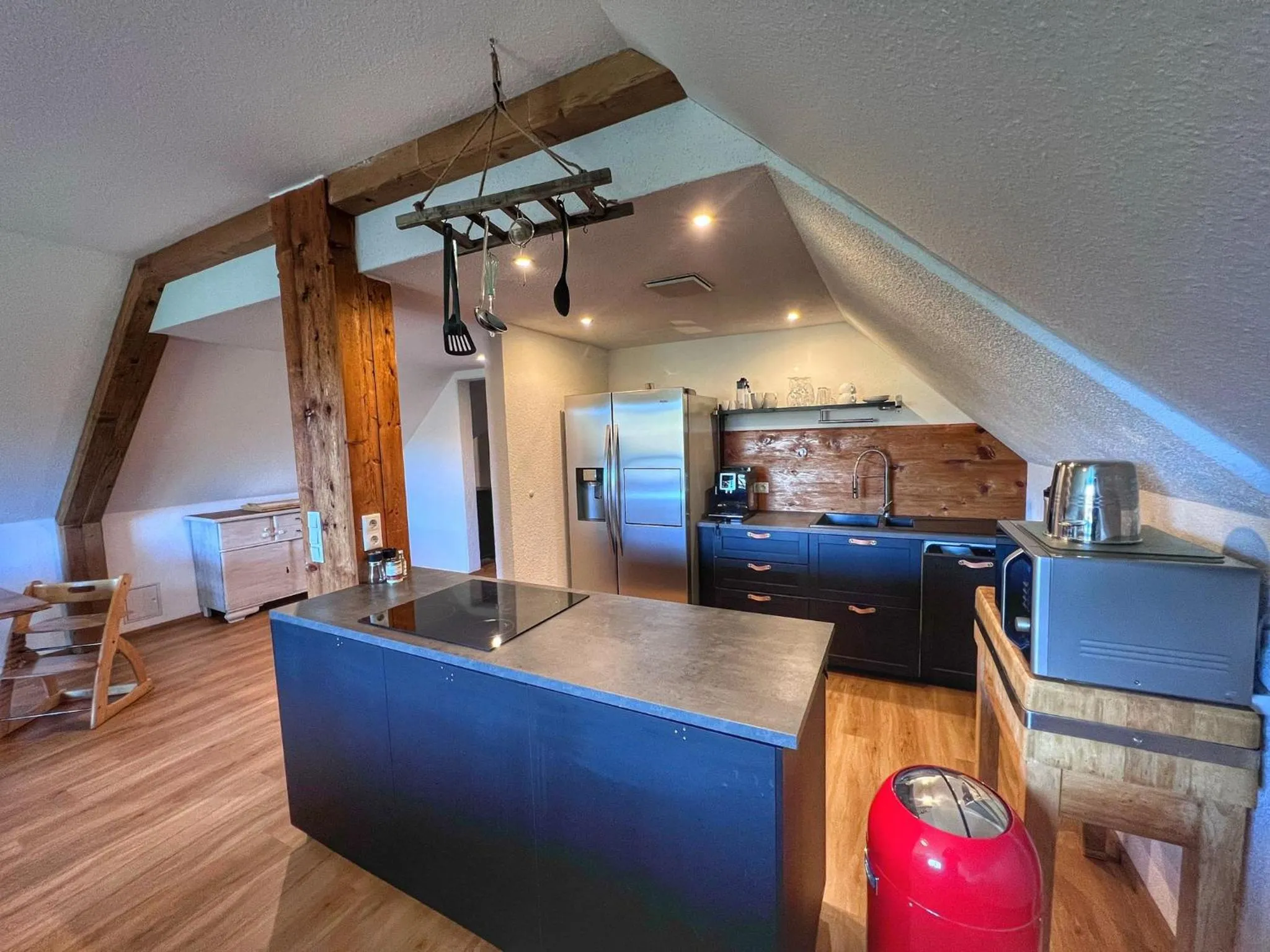 Kitchen or kitchenette in Alpina Lodge Hotel Oberwiesenthal