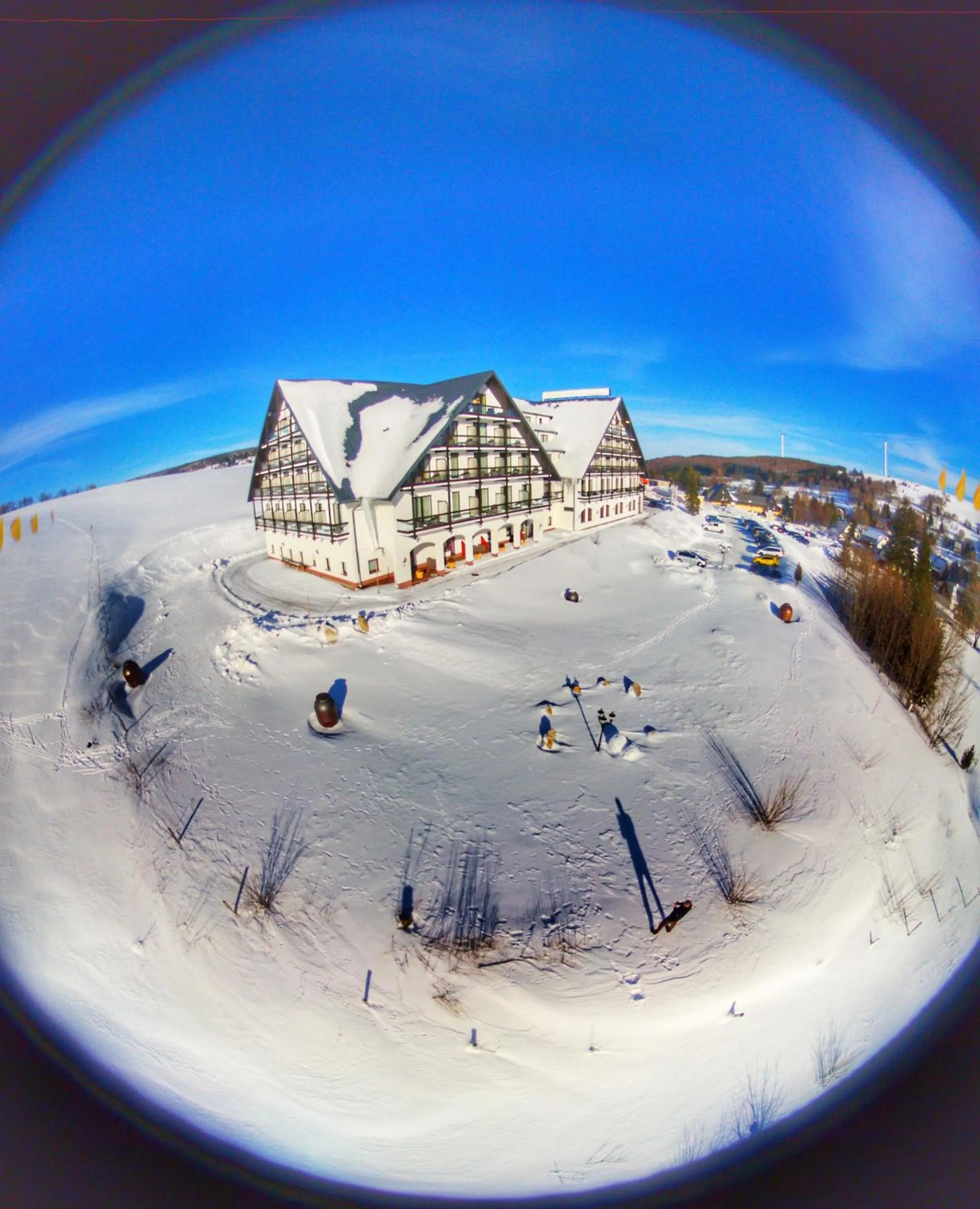 Bird's eye view in Alpina Lodge Hotel Oberwiesenthal