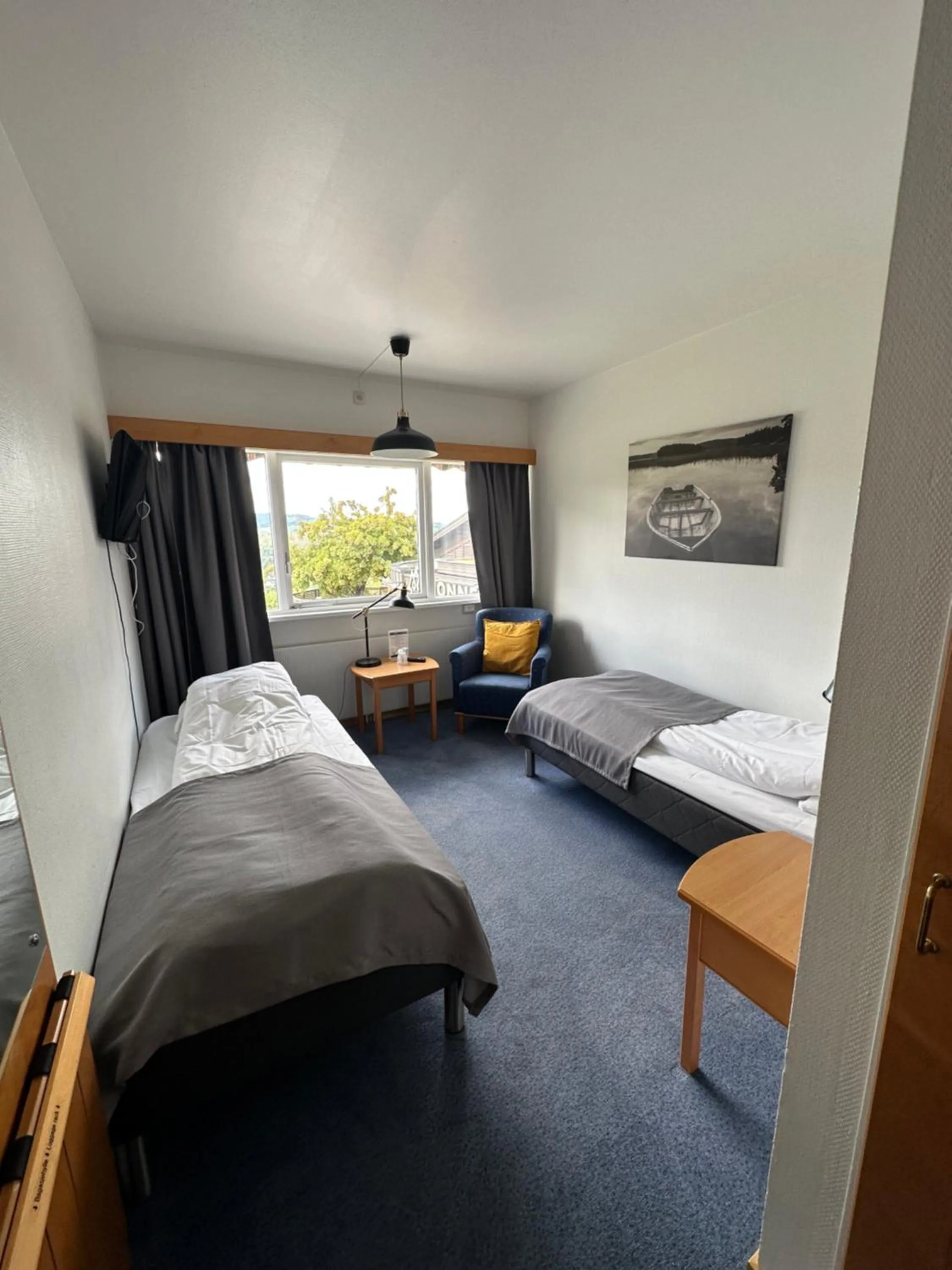 Seating area in Honne Hotell