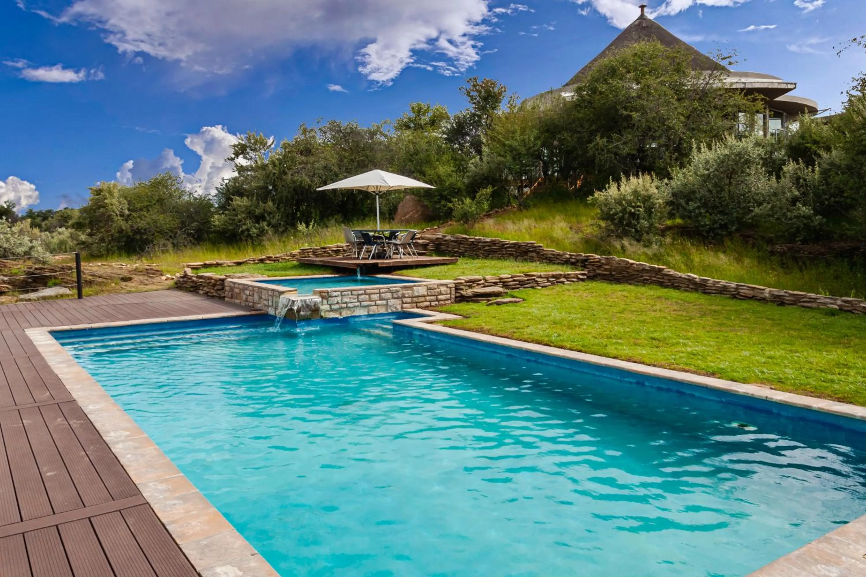Swimming pool in Naankuse Lodge