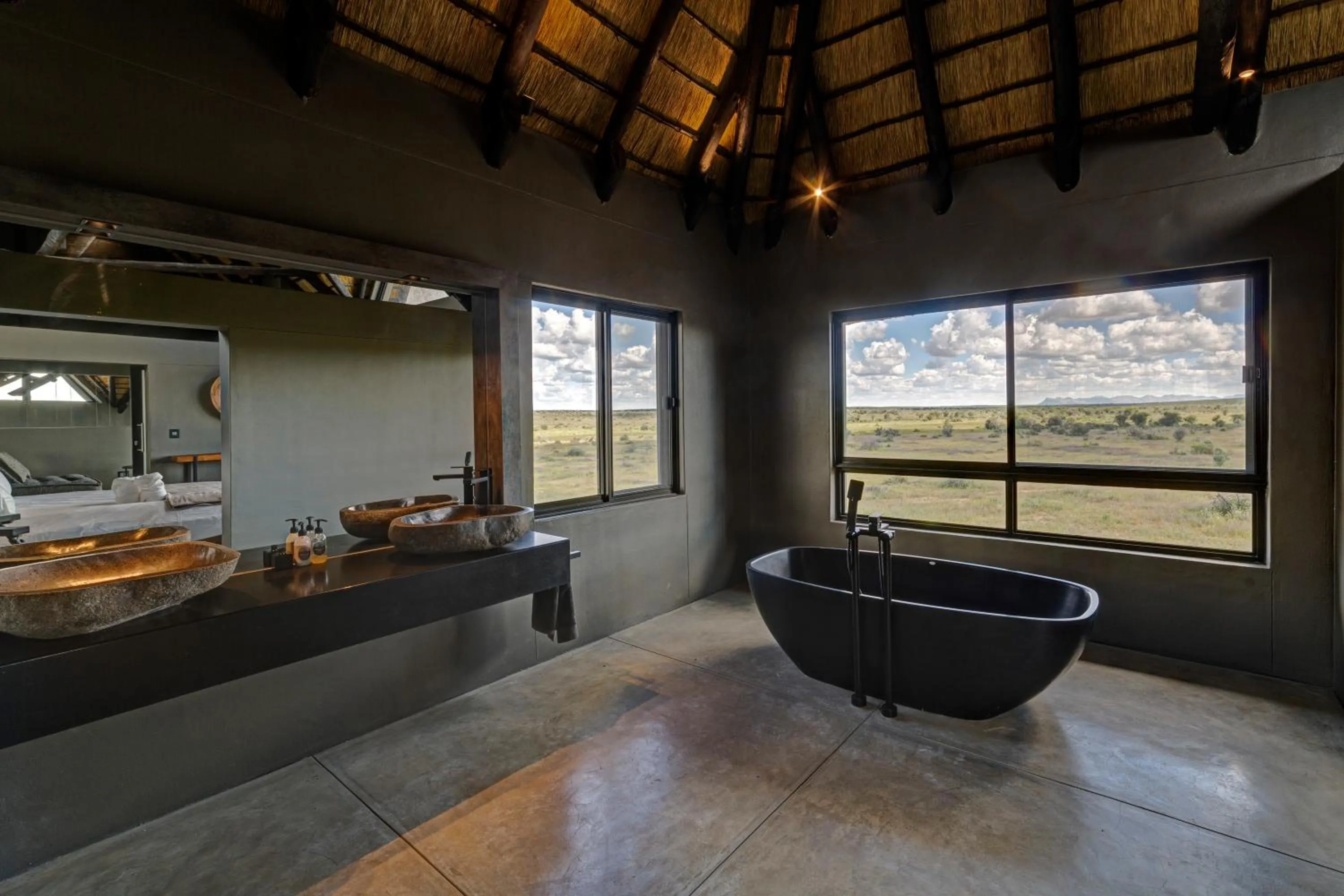 Bathroom in Naankuse Lodge