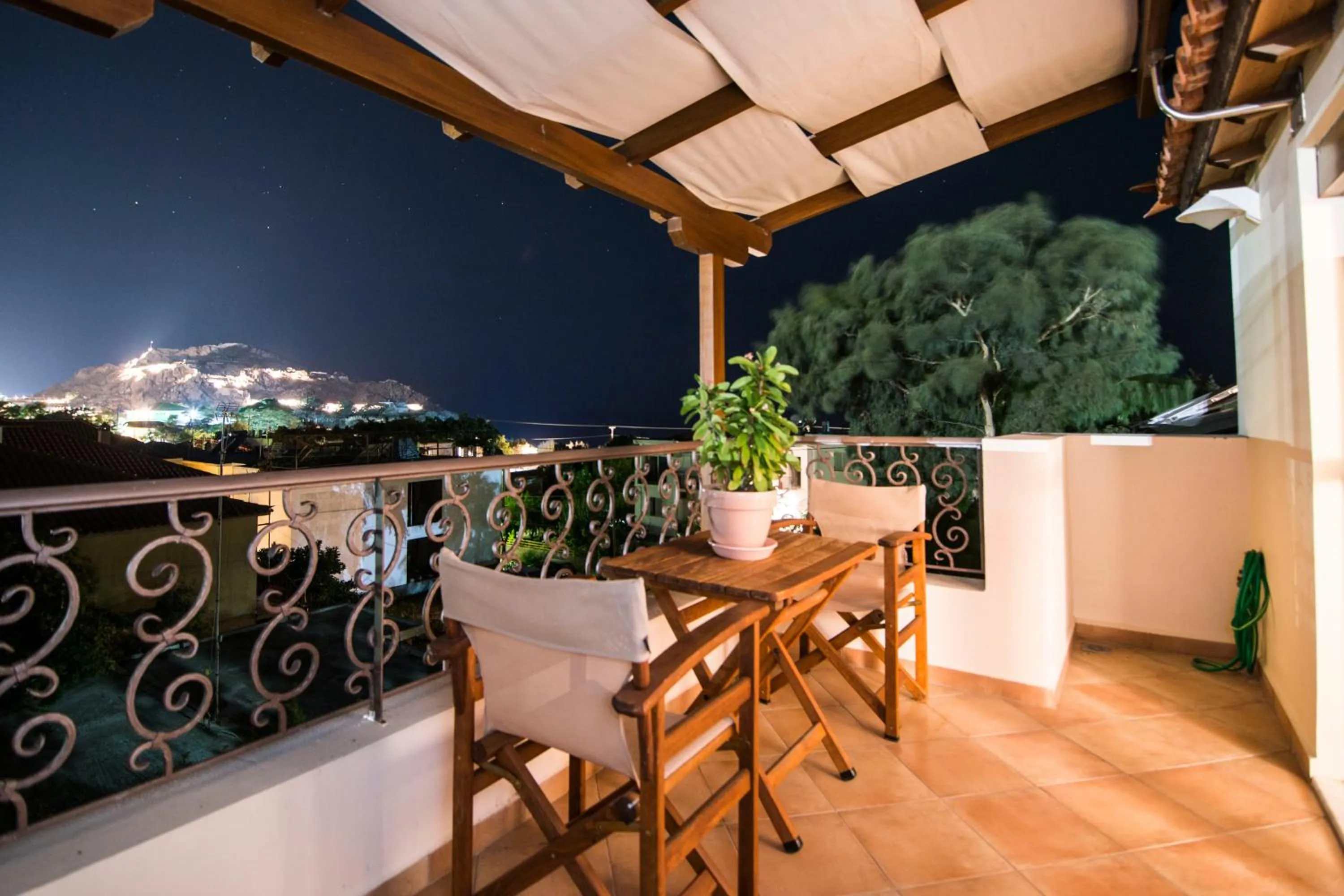 Balcony/Terrace in Afrodite Hotel Apartments