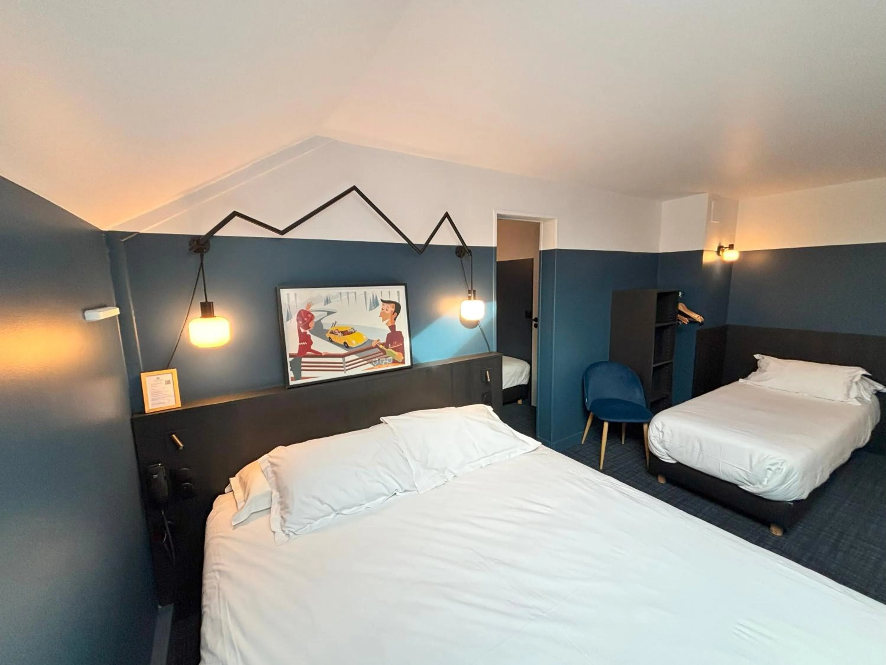 Bedroom, Bed in Sure Hotel by Best Western Annecy