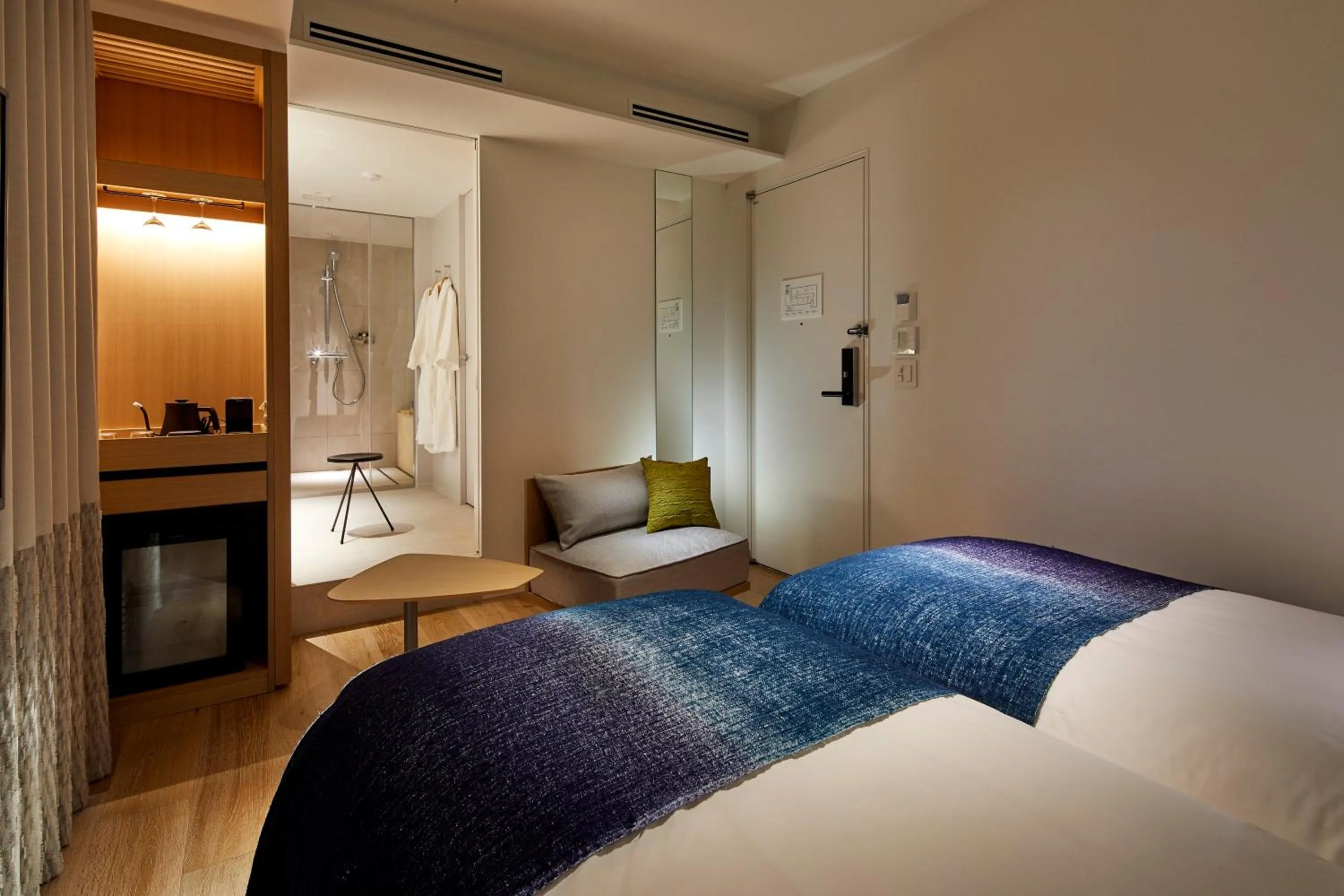 Photo of the whole room, Bed in TSUKI Tokyo