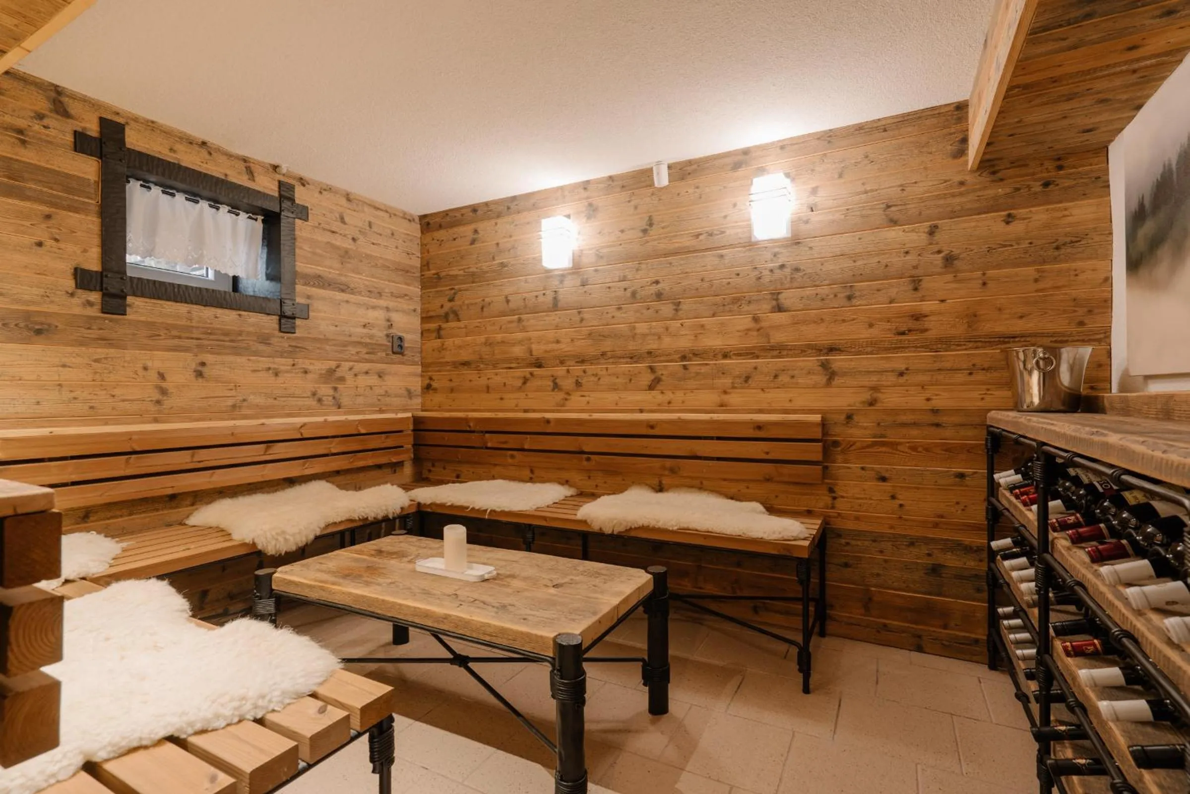 Seating area in Chaloupka na stráni