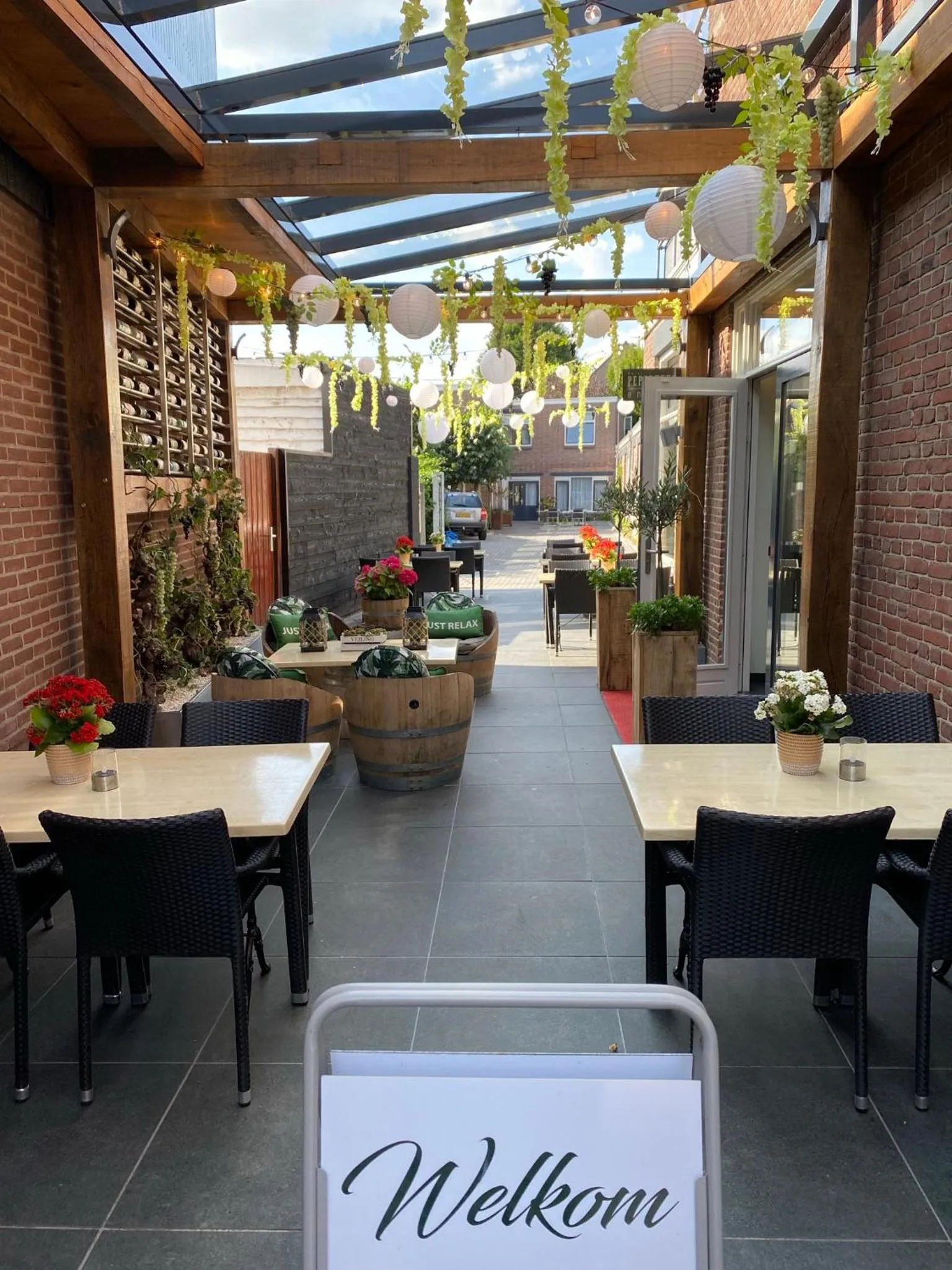 Patio in Hotel 't Peperhuys