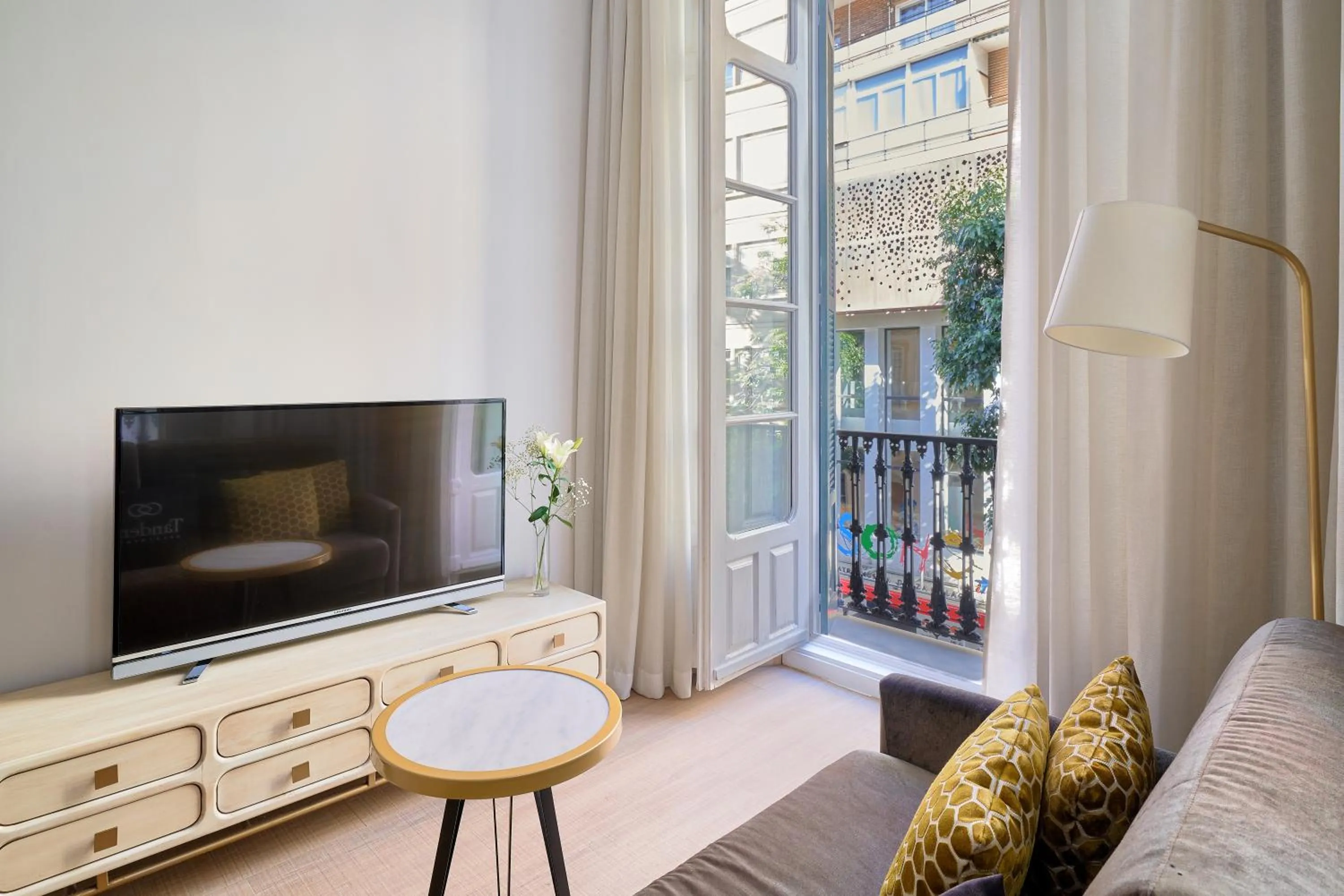 Living room in Tandem Soho Suites