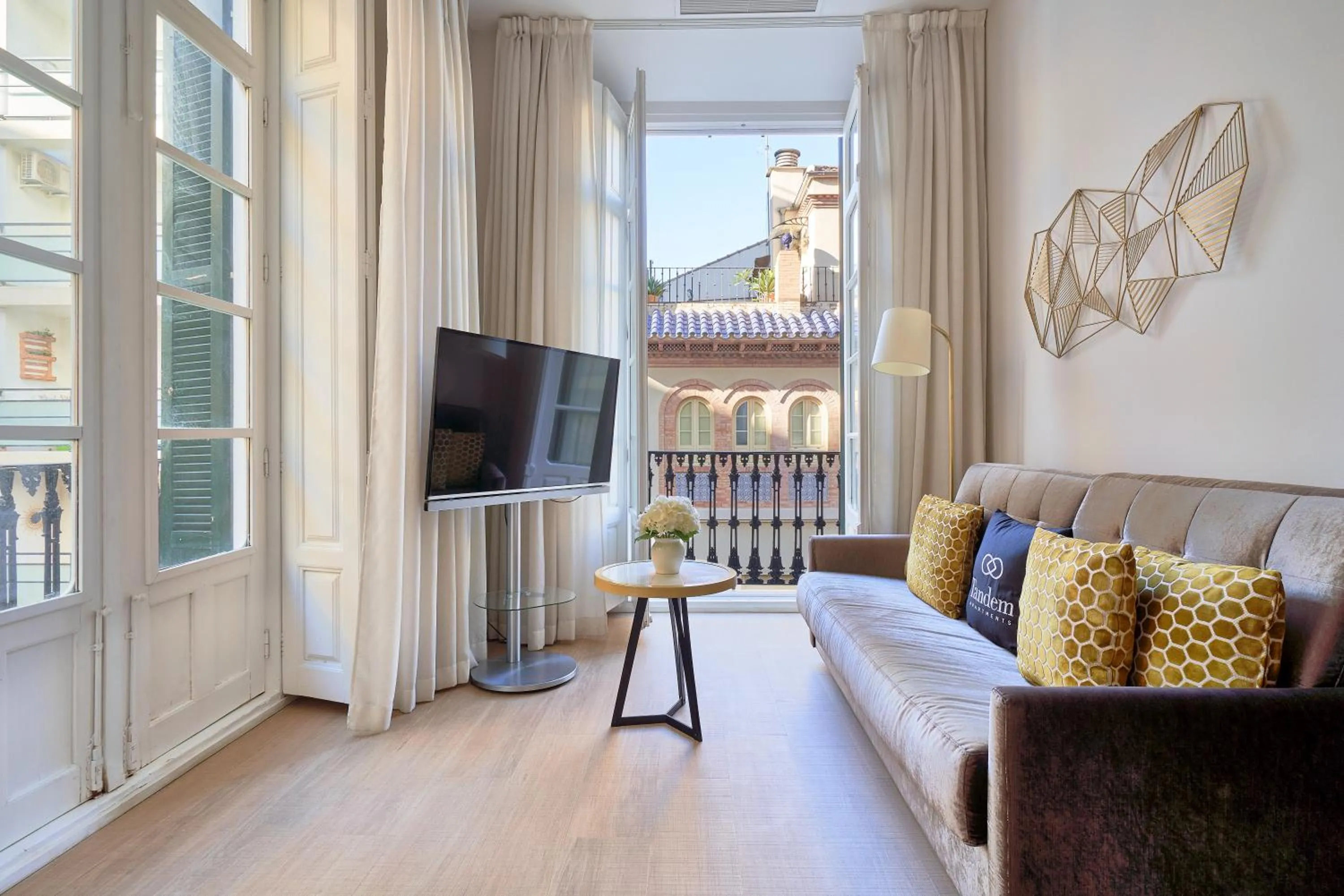 Living room in Tandem Soho Suites