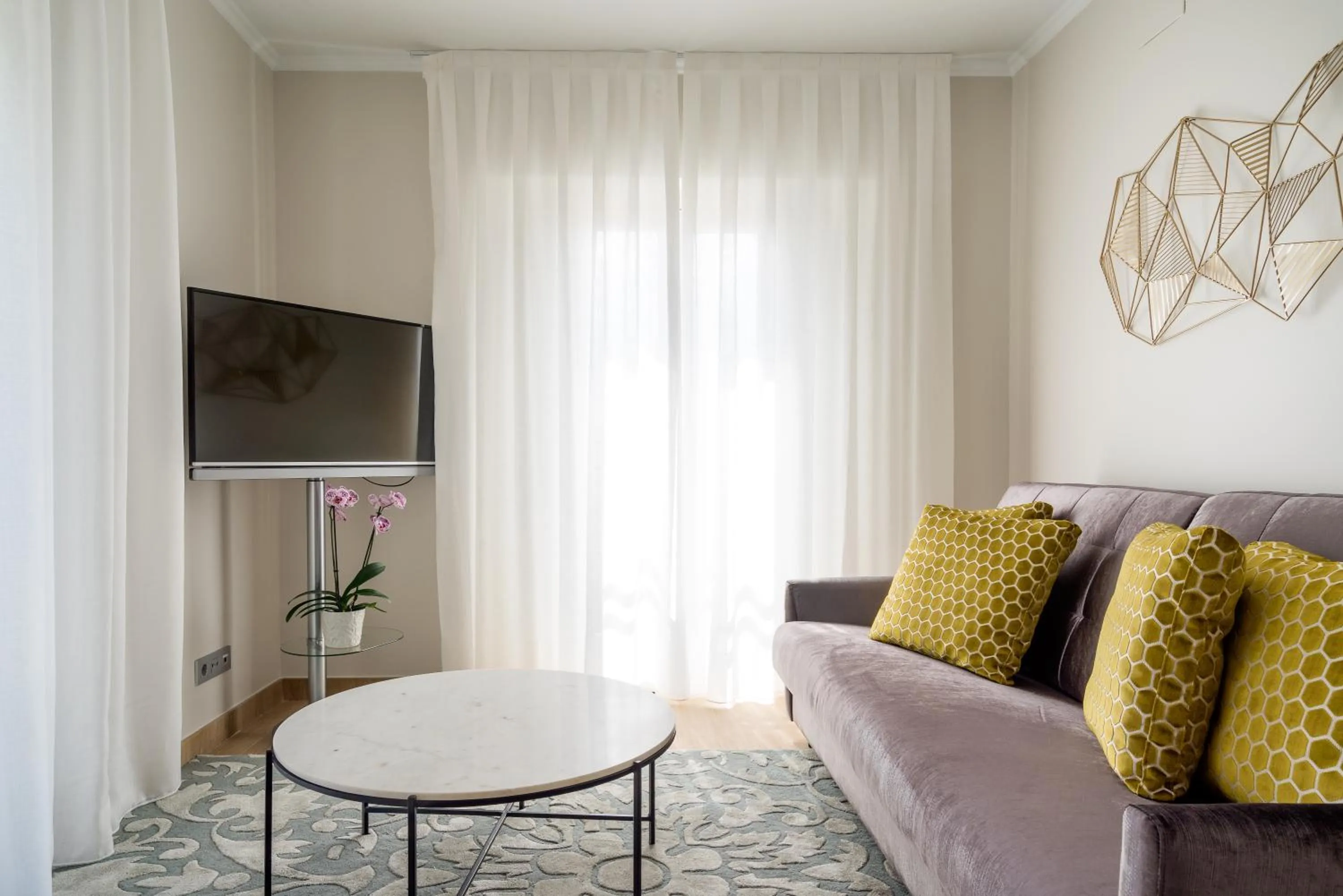 Living room in Tandem Soho Suites