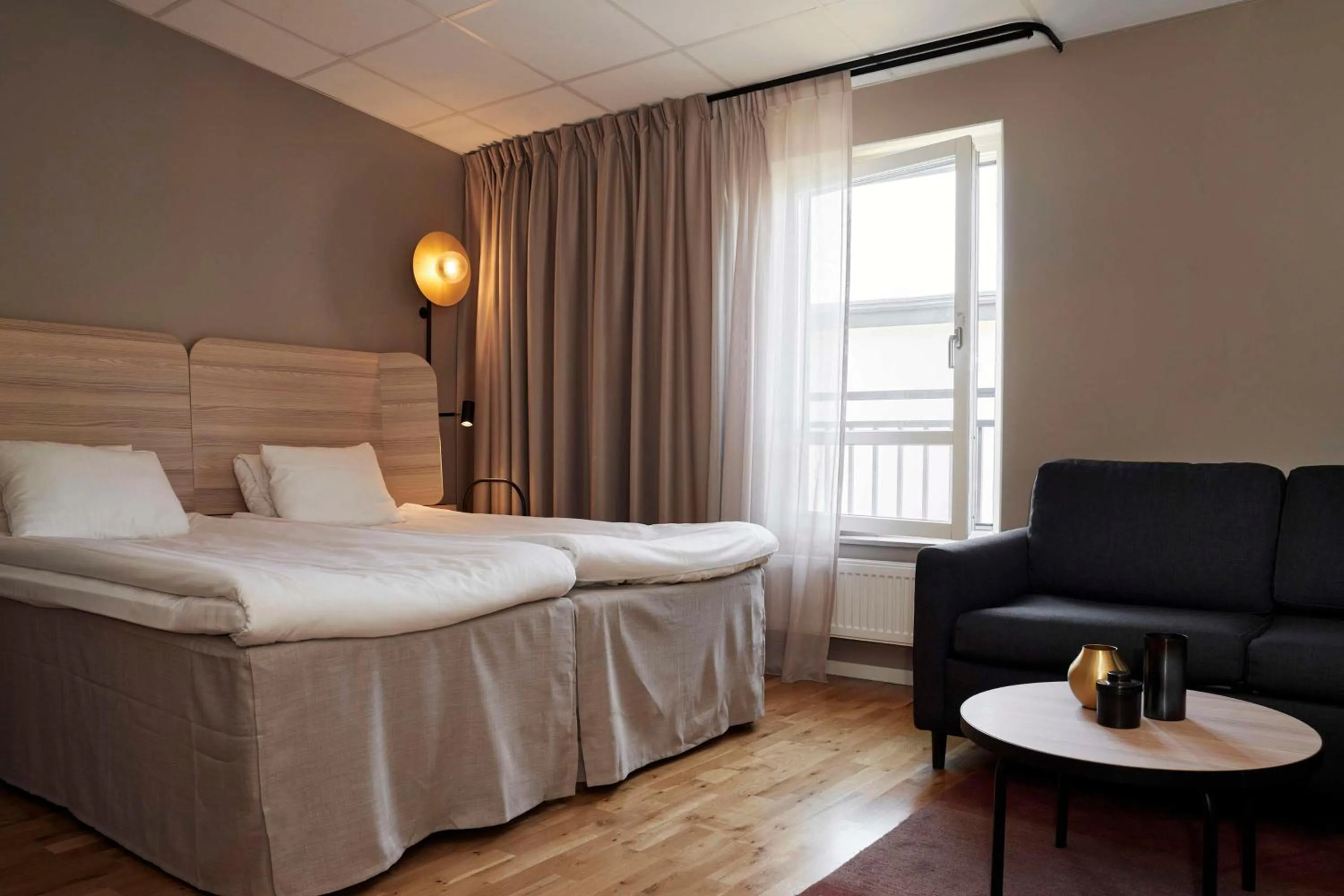 Bedroom, Bed in Scandic Visby