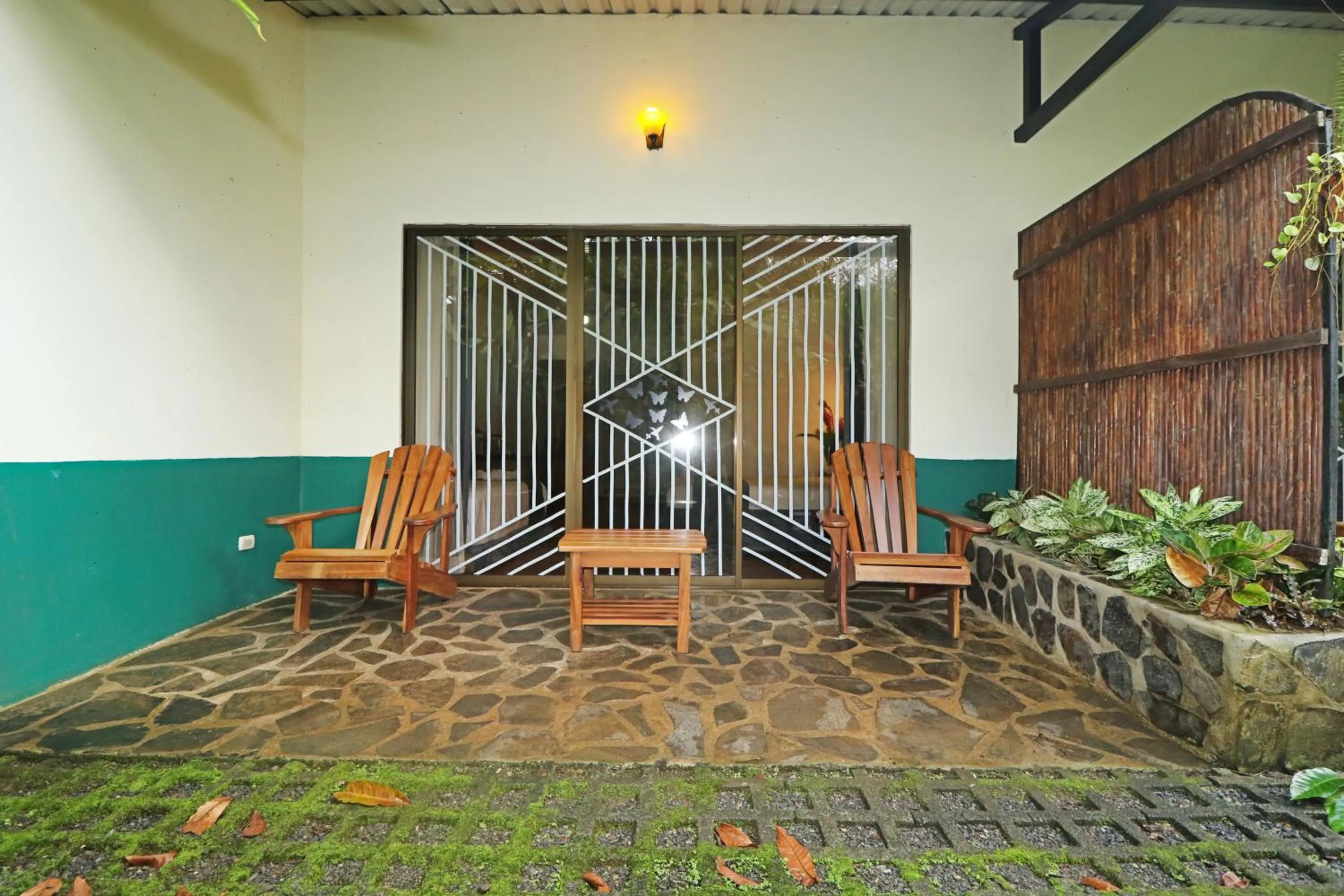 Seating area in Tirimbina Rainforest Lodge