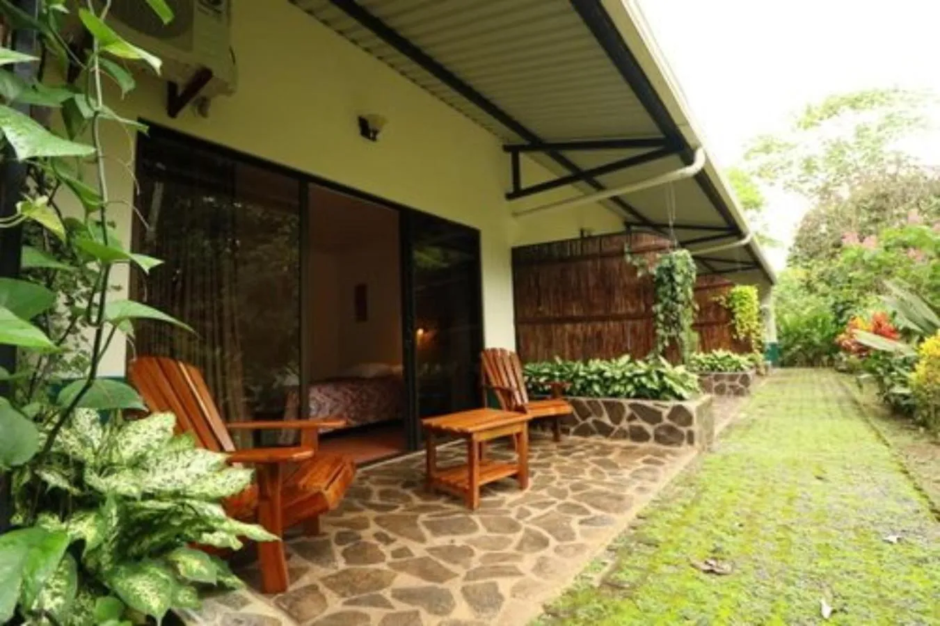 Patio in Tirimbina Rainforest Lodge