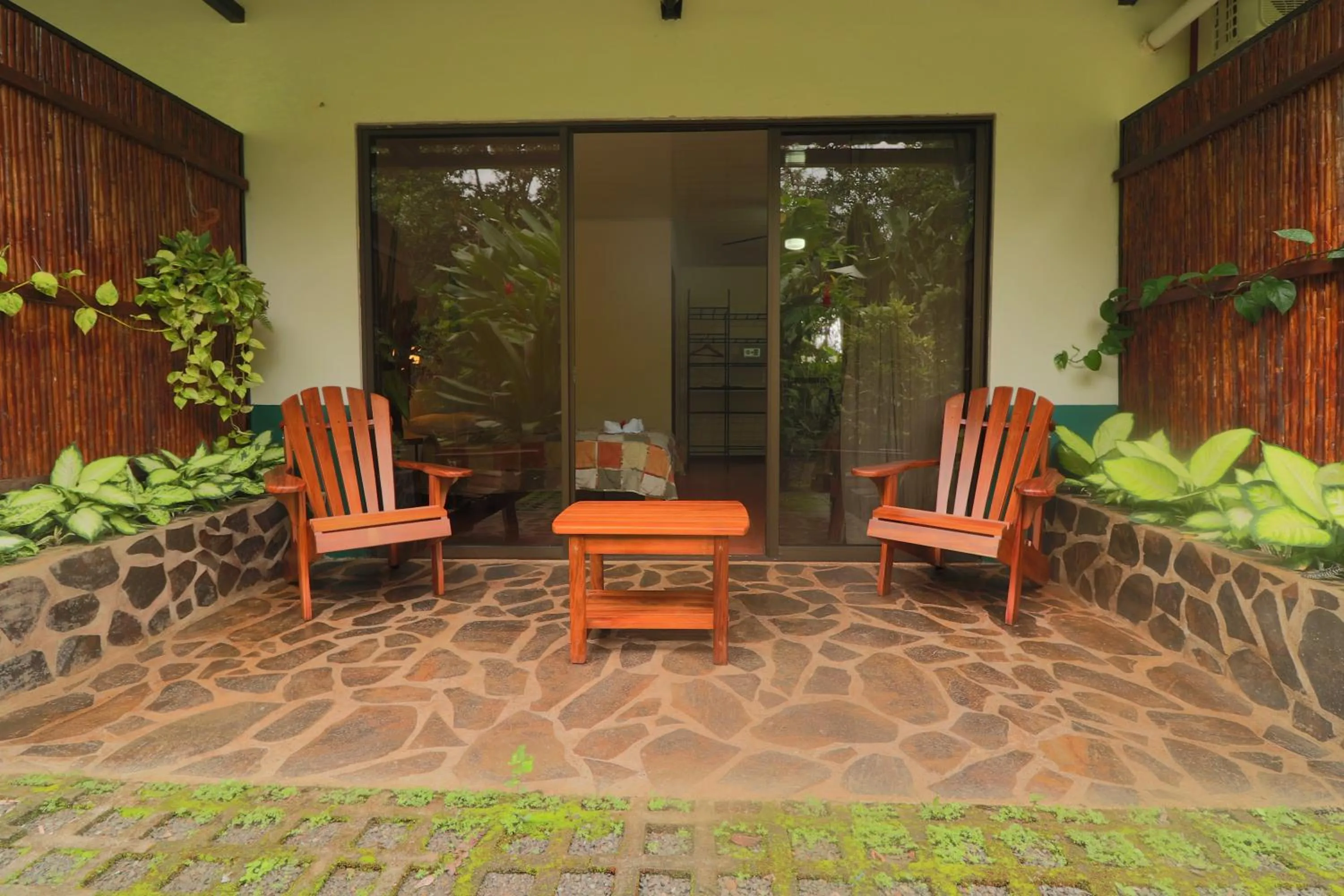 Patio in Tirimbina Rainforest Lodge