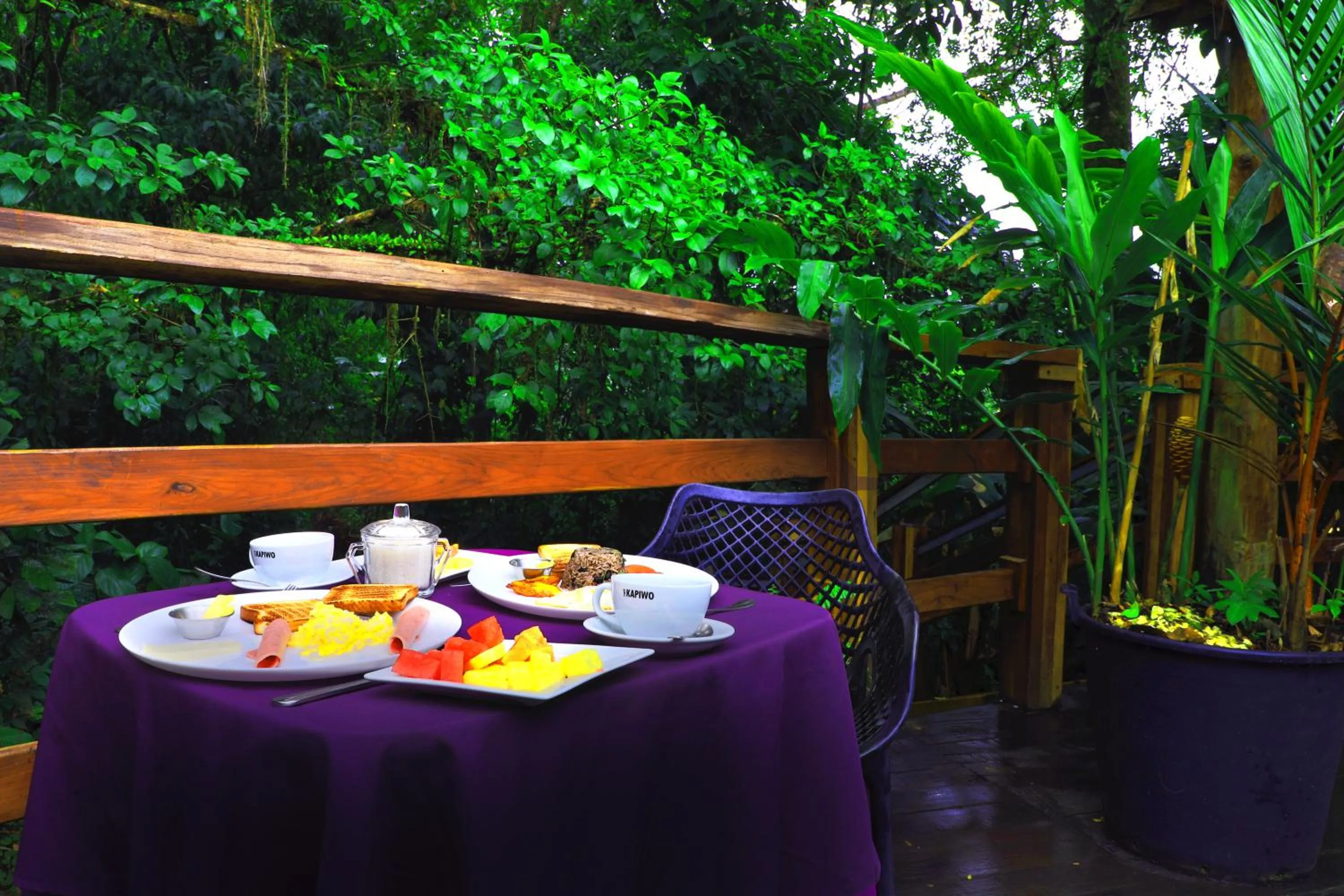 Breakfast in Tirimbina Rainforest Lodge