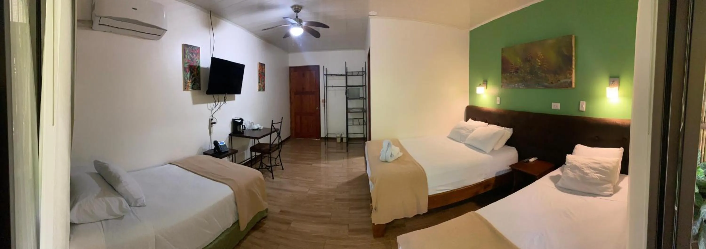 Bed in Tirimbina Rainforest Lodge