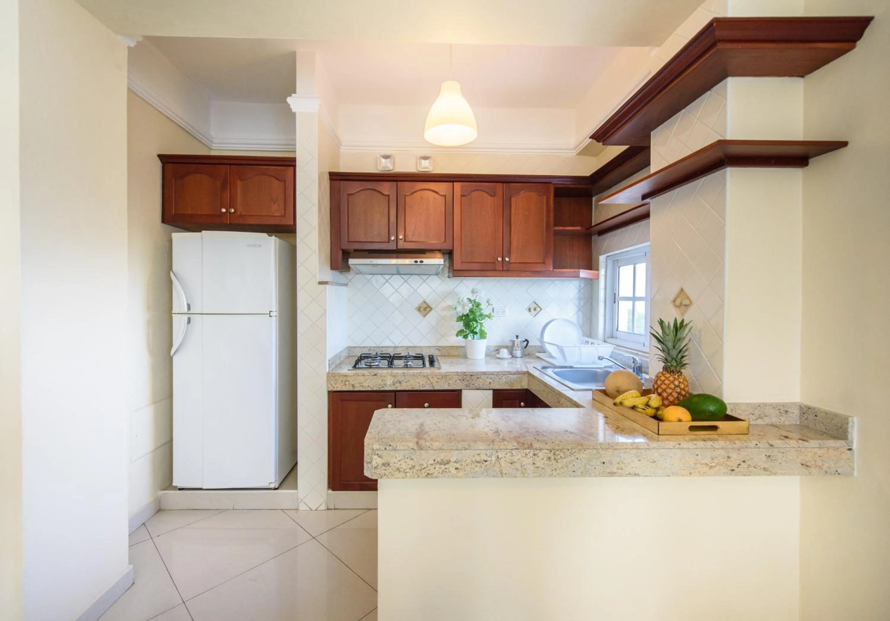 Kitchen or kitchenette in Hotel Shakey