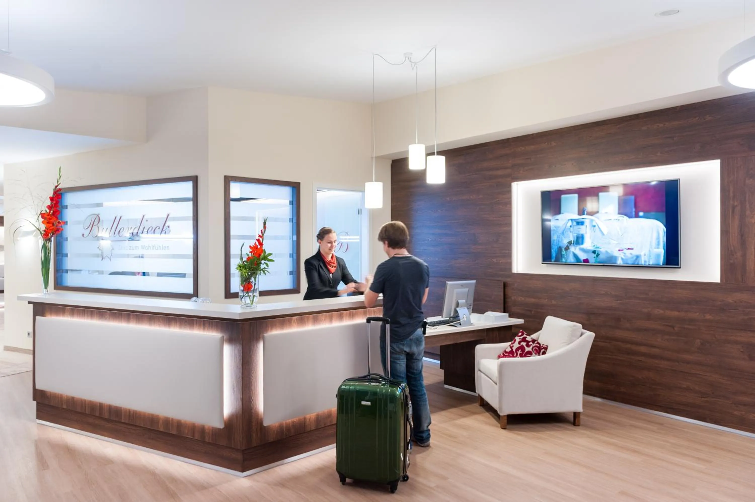 Lobby or reception in Hotel Restaurant Bullerdieck