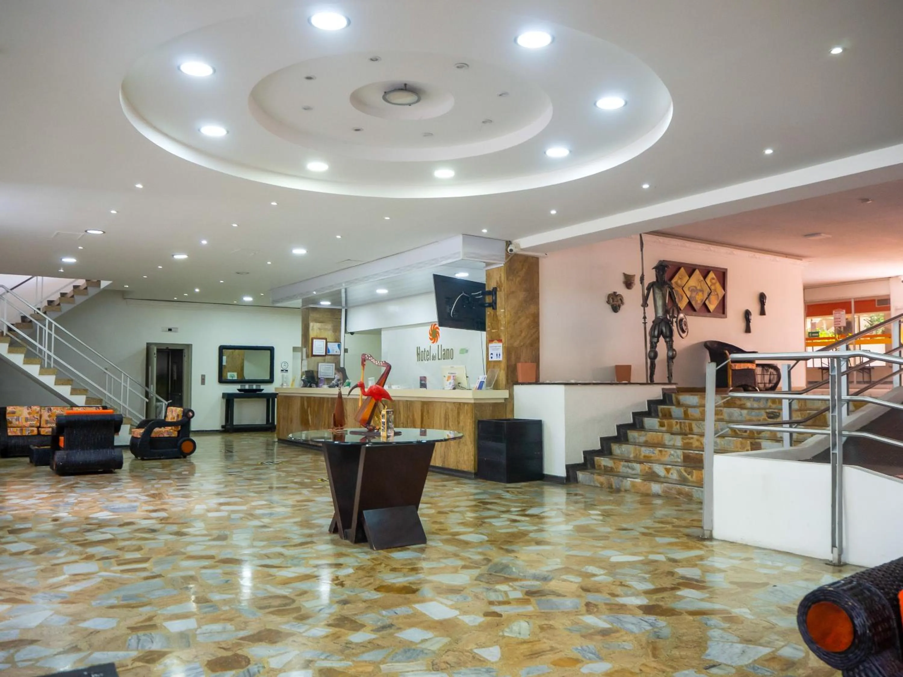 Lobby or reception in Hotel del Llano