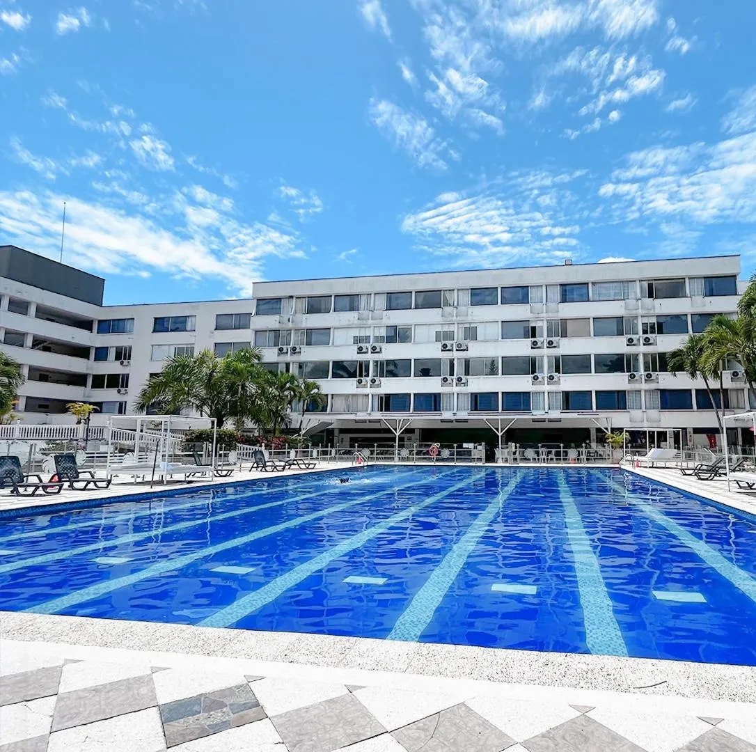 Pool view in Hotel del Llano