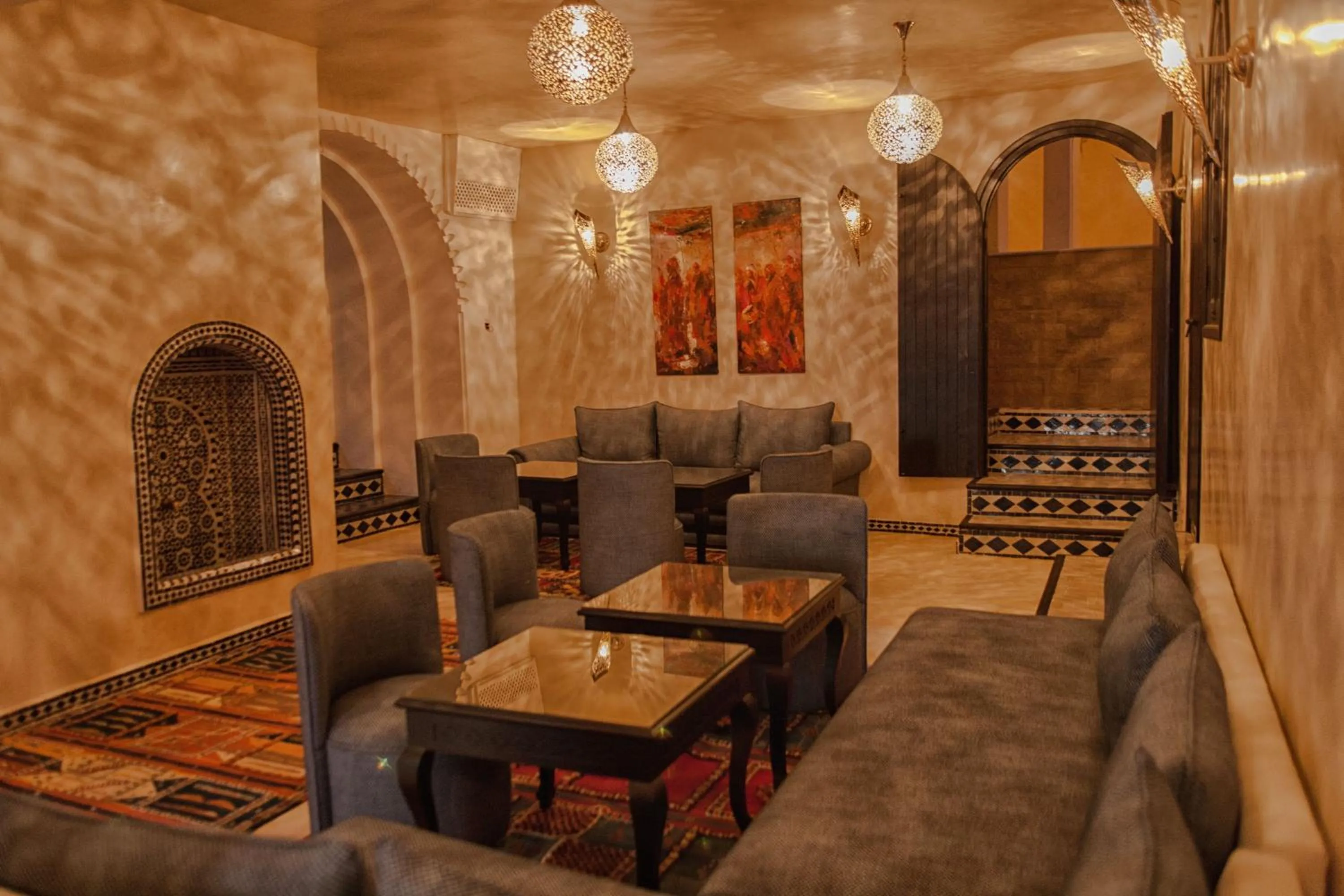 Lounge or bar in Lina Ryad & Spa