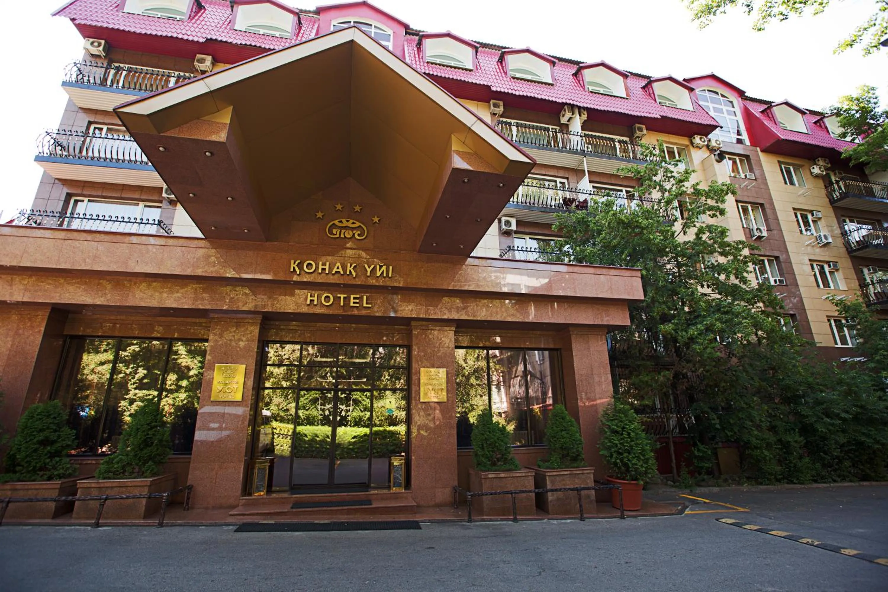 Property building in Hotel Uyut Almaty