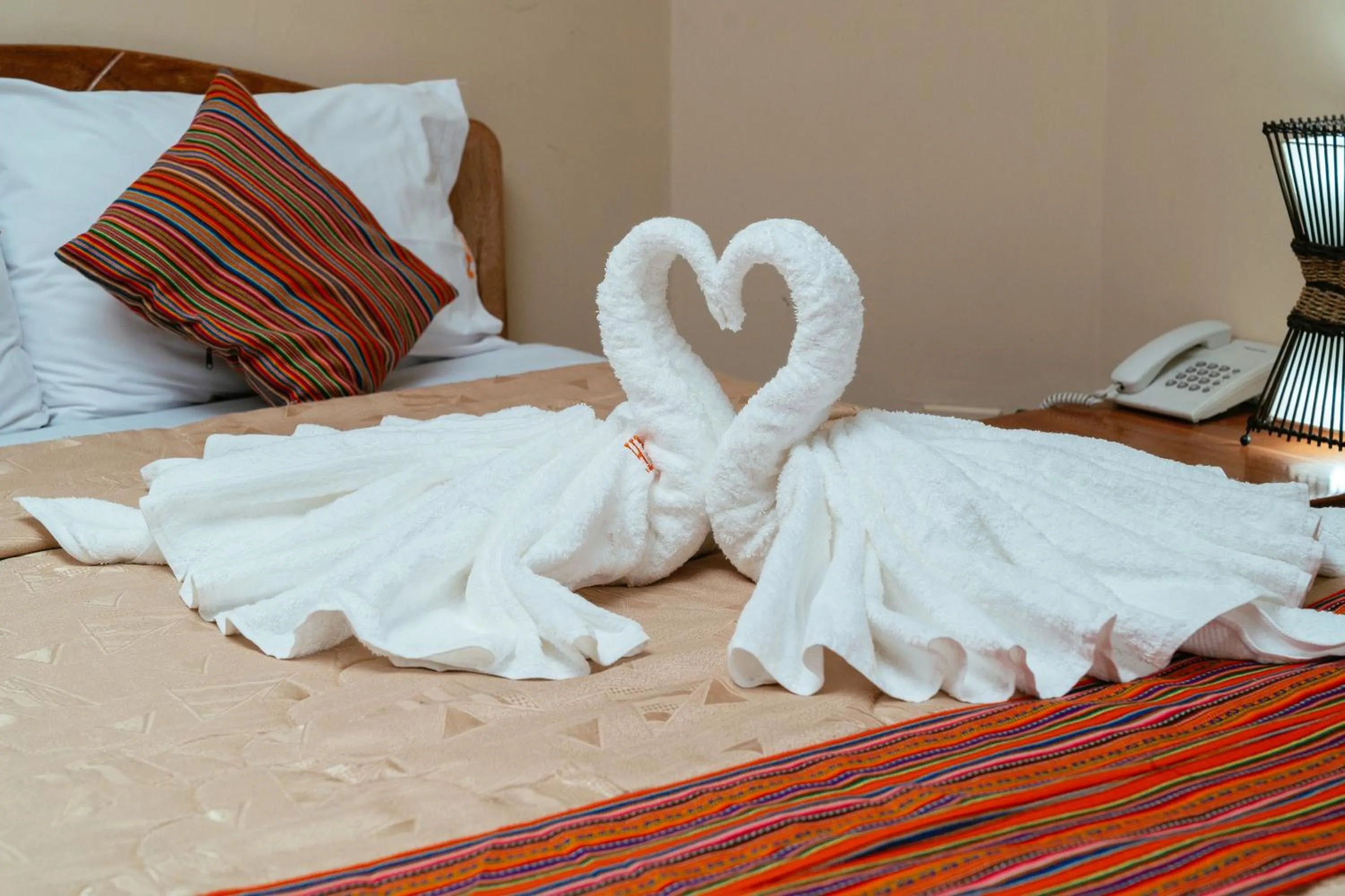 Bed in Hotel Melanys