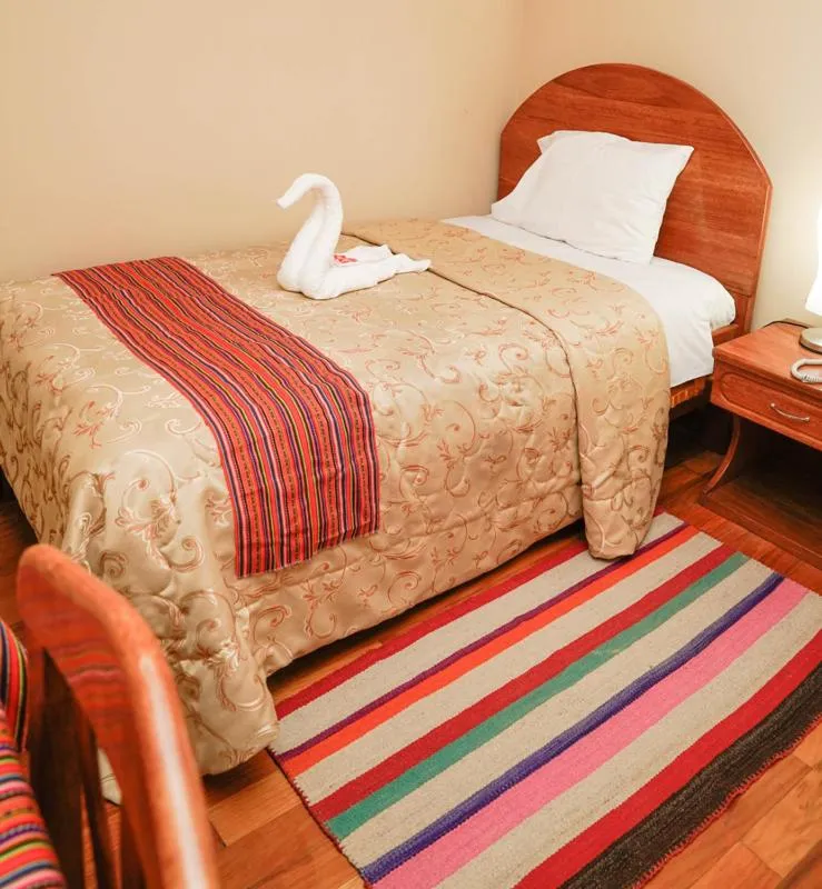 Bed in Hotel Melanys