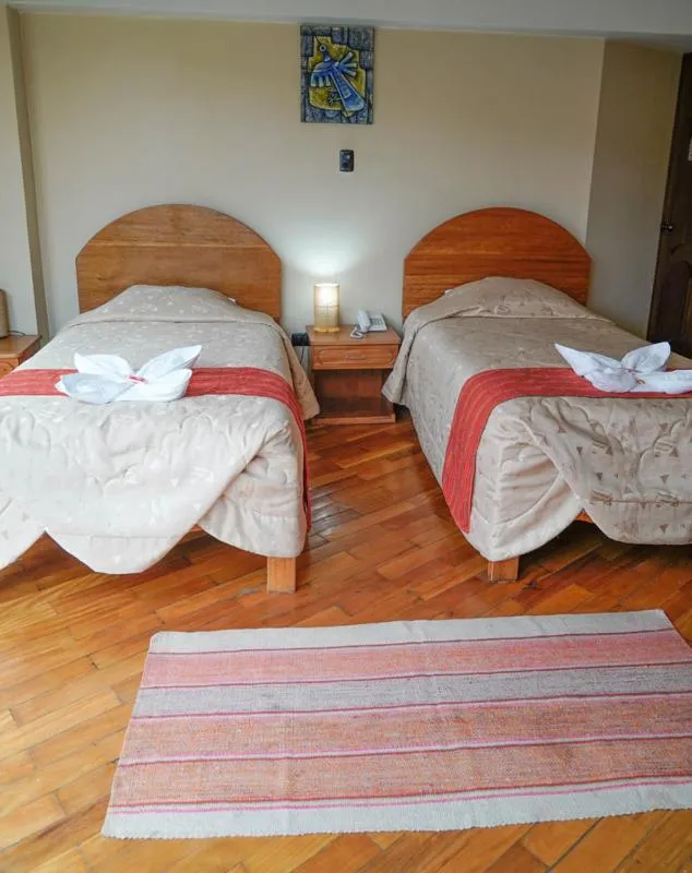 Bed in Hotel Melanys