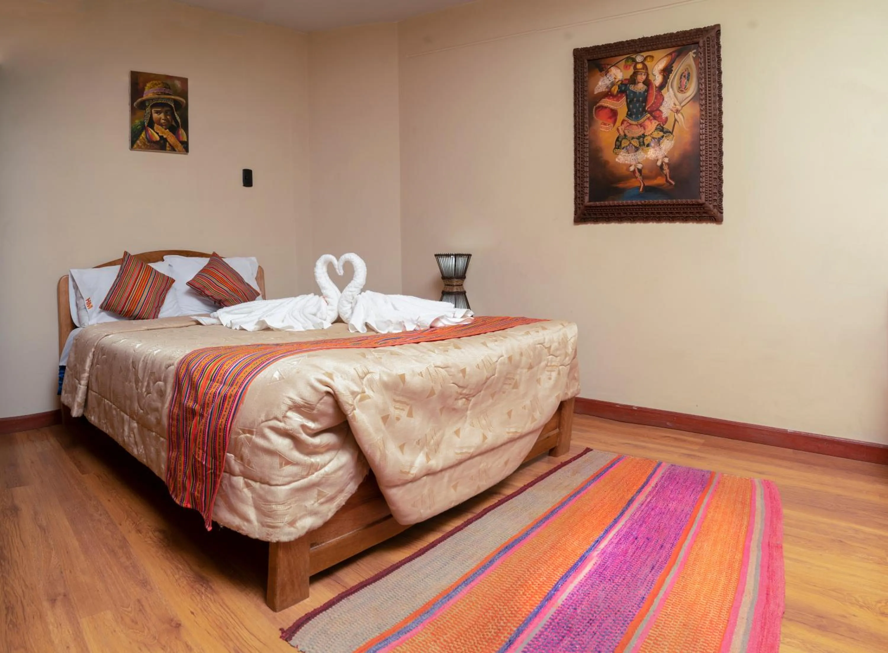 Bed in Hotel Melanys