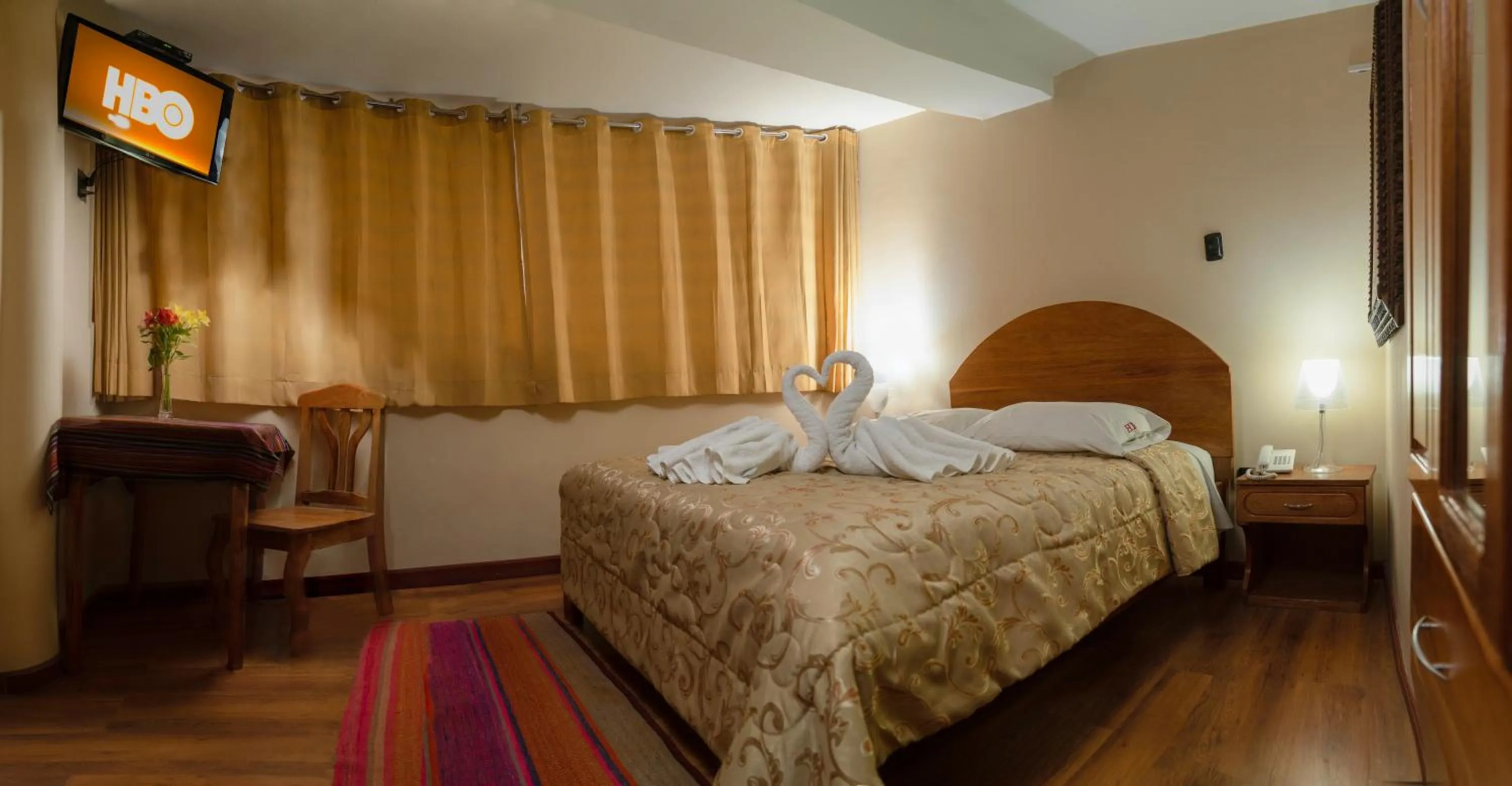 Bed in Hotel Melanys