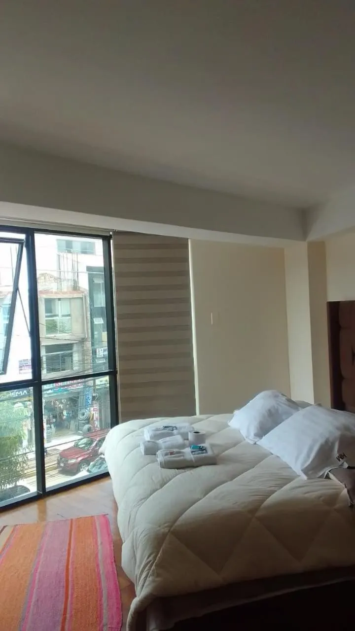 Bed in Hotel Melanys