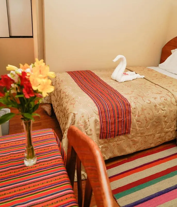 Bed in Hotel Melanys