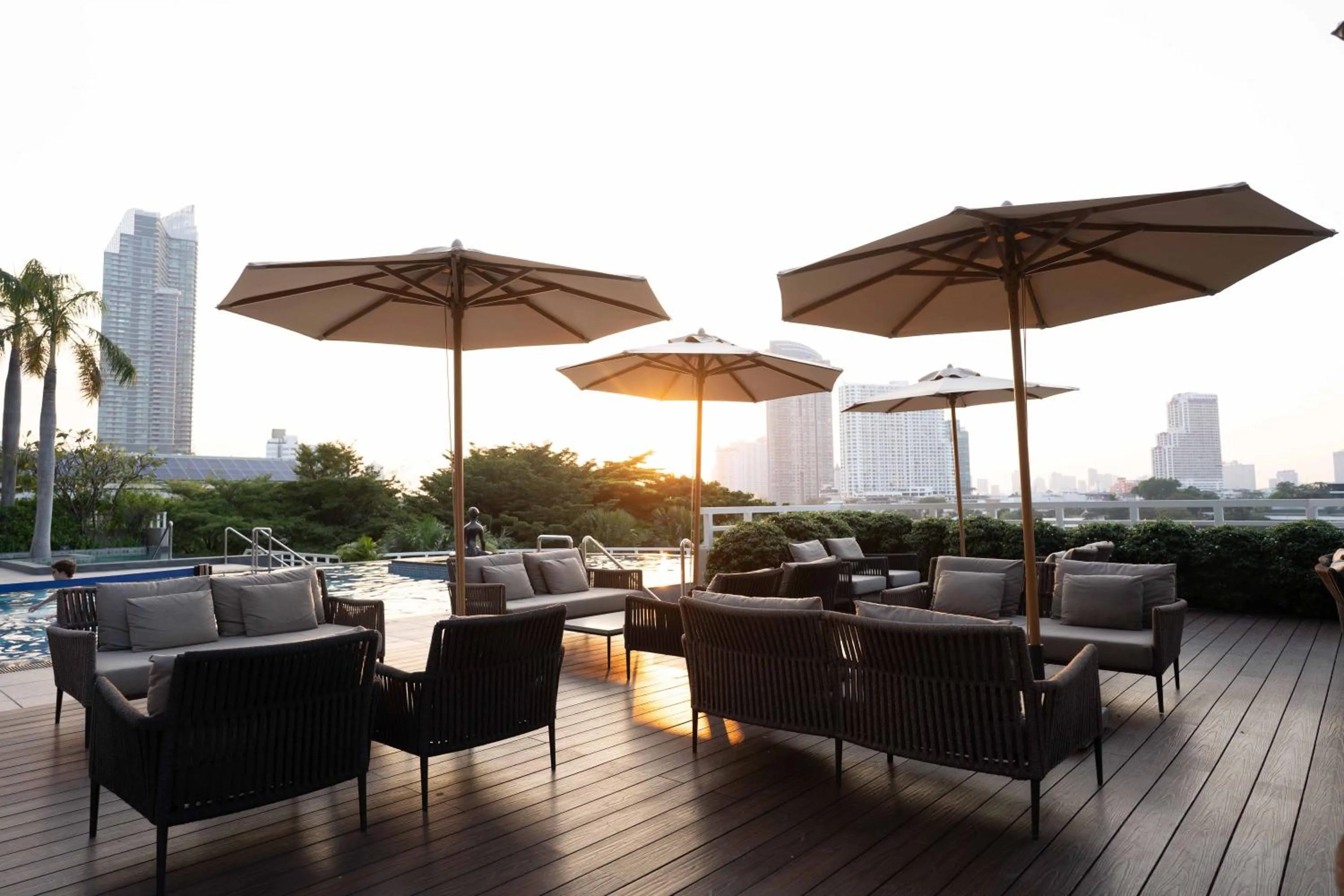 Swimming pool in Chatrium Hotel Riverside Bangkok