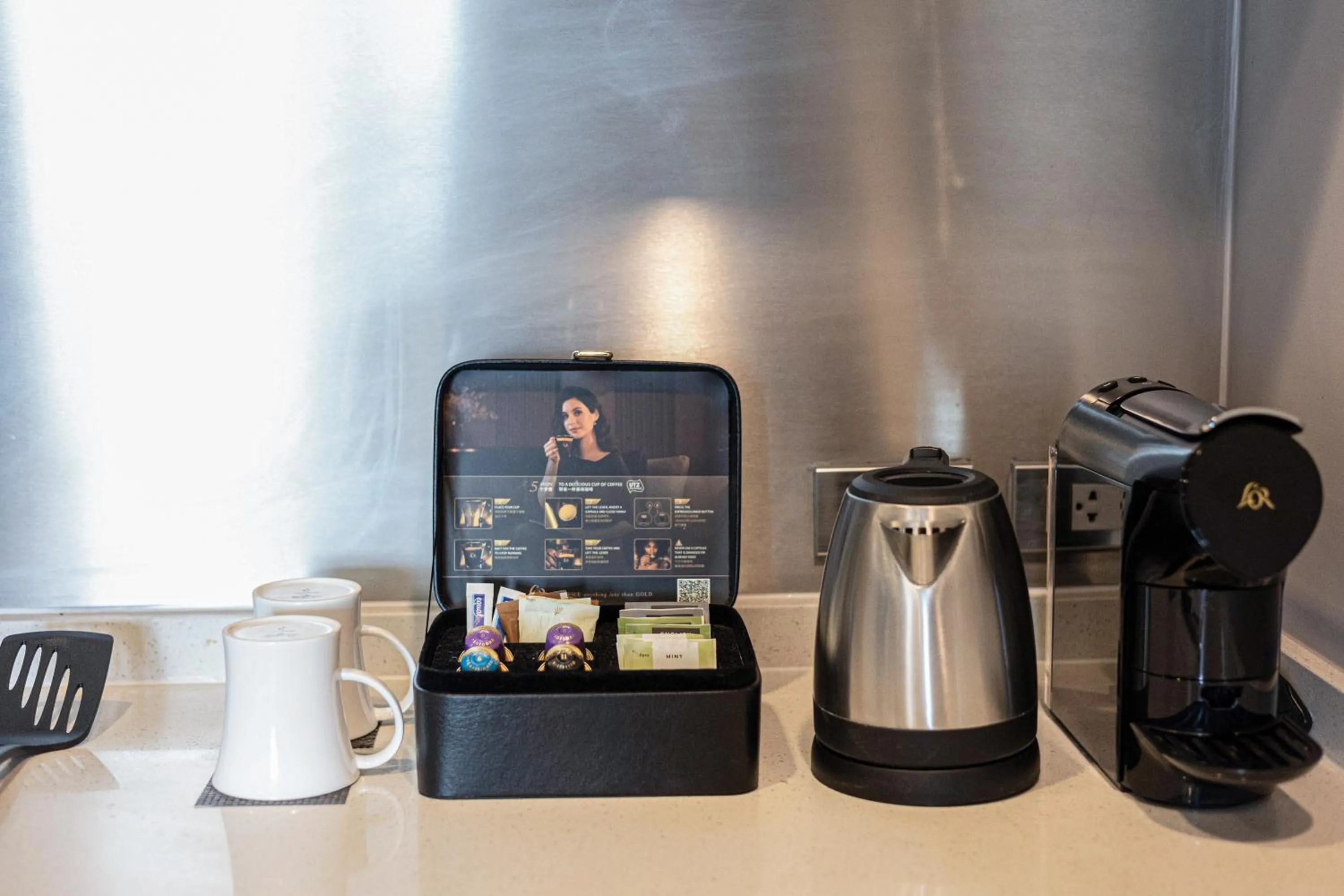 Kitchen or kitchenette in Chatrium Hotel Riverside Bangkok