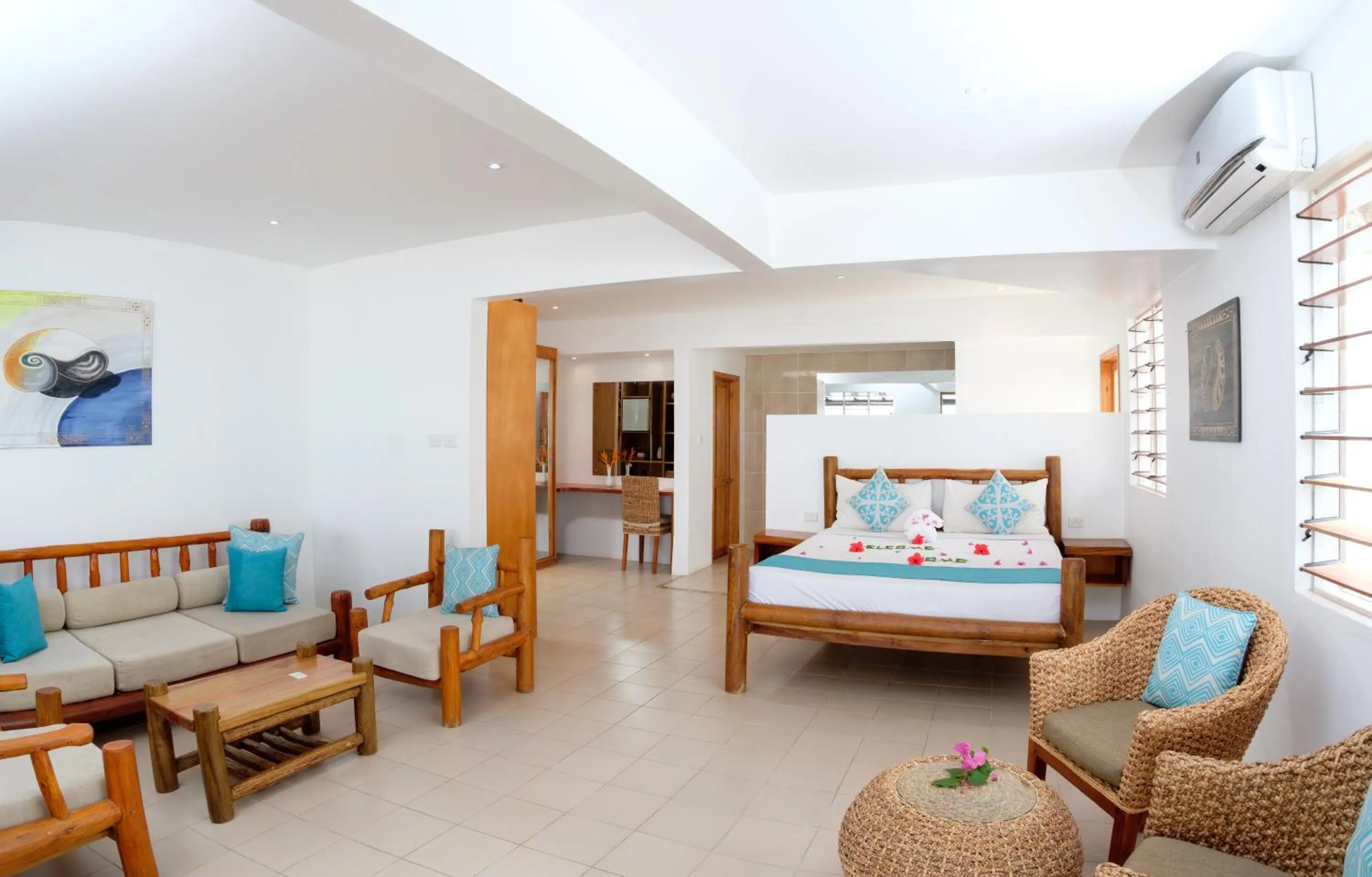 Photo of the whole room, Bed in Tropica Island Resort-Adults Only