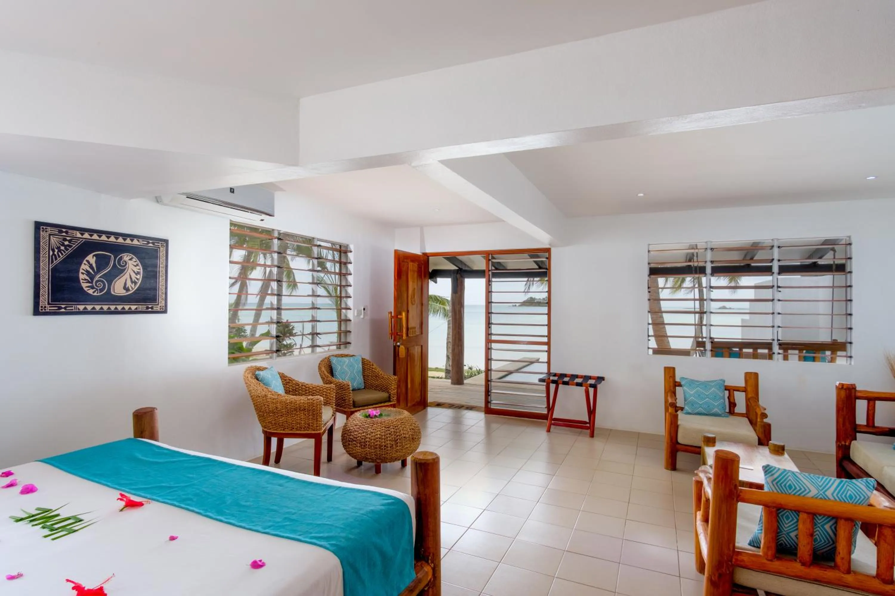 Living room, Bed in Tropica Island Resort-Adults Only
